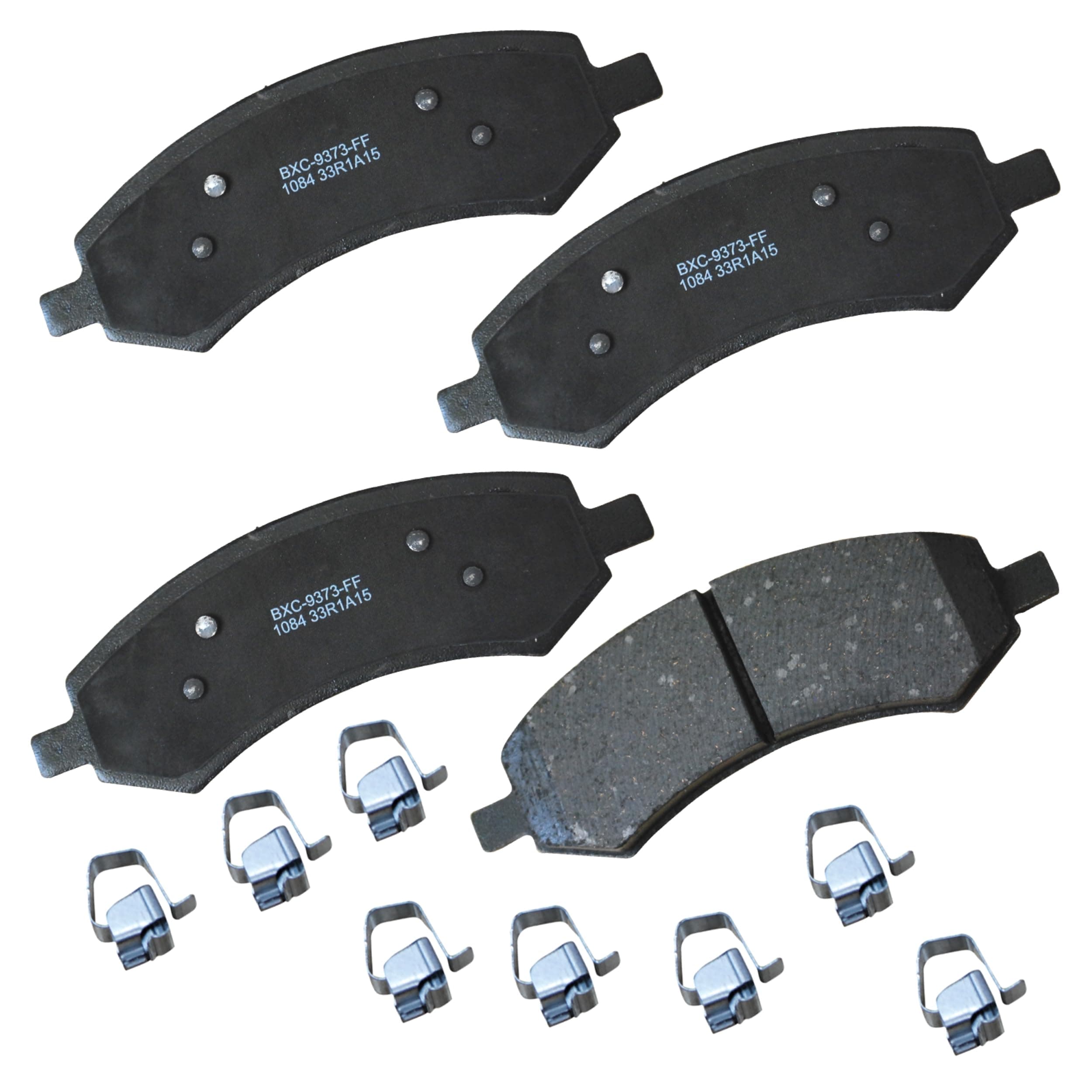 Premium SBC1084 Ceramic Front Brake Pads for Select Models Chrysler Aspen, Dodge Dakota, Durango, Ram 1500, Mitsubishi Raider, 1500 Classic, Dakota