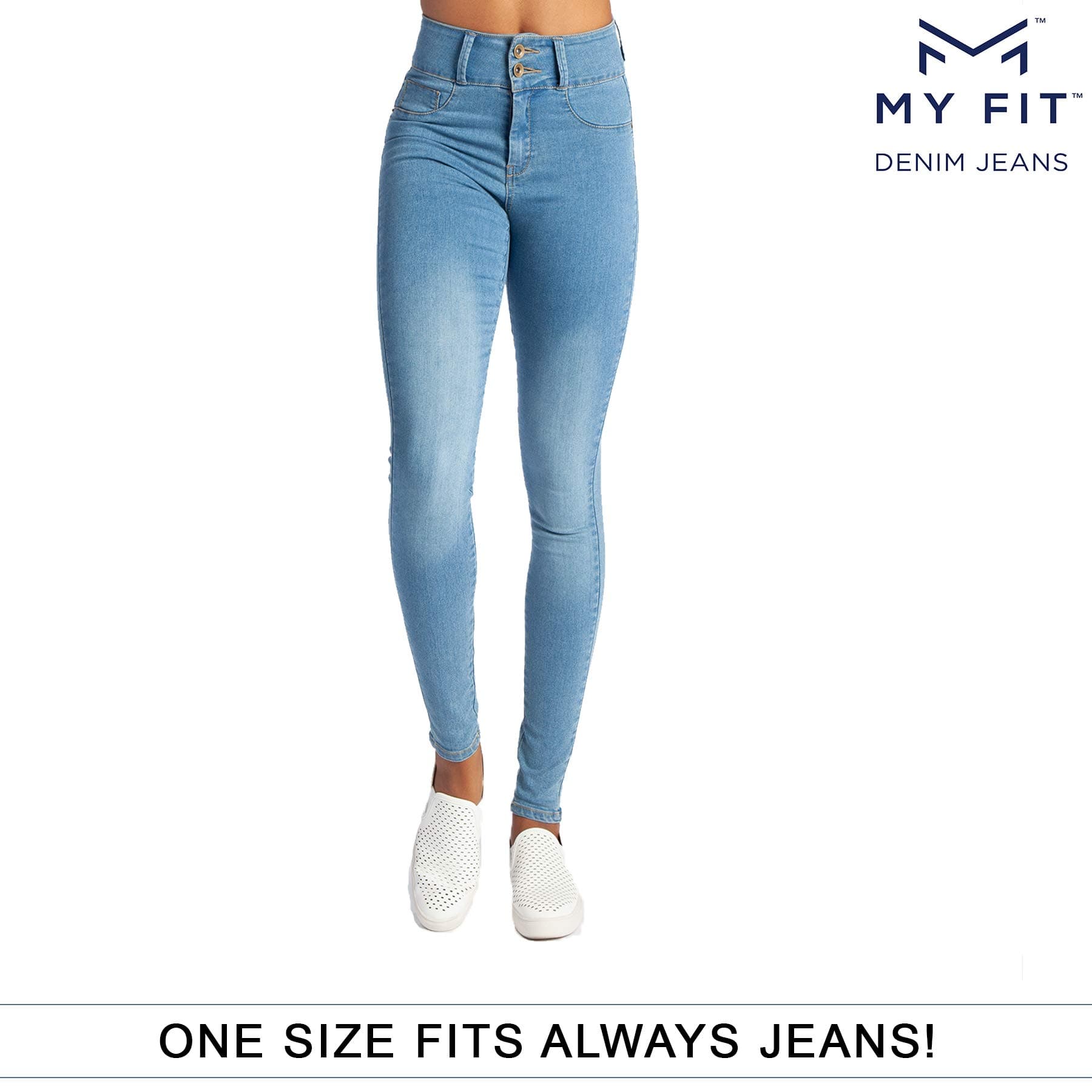 Light Denim: Fits Sizes 2-12