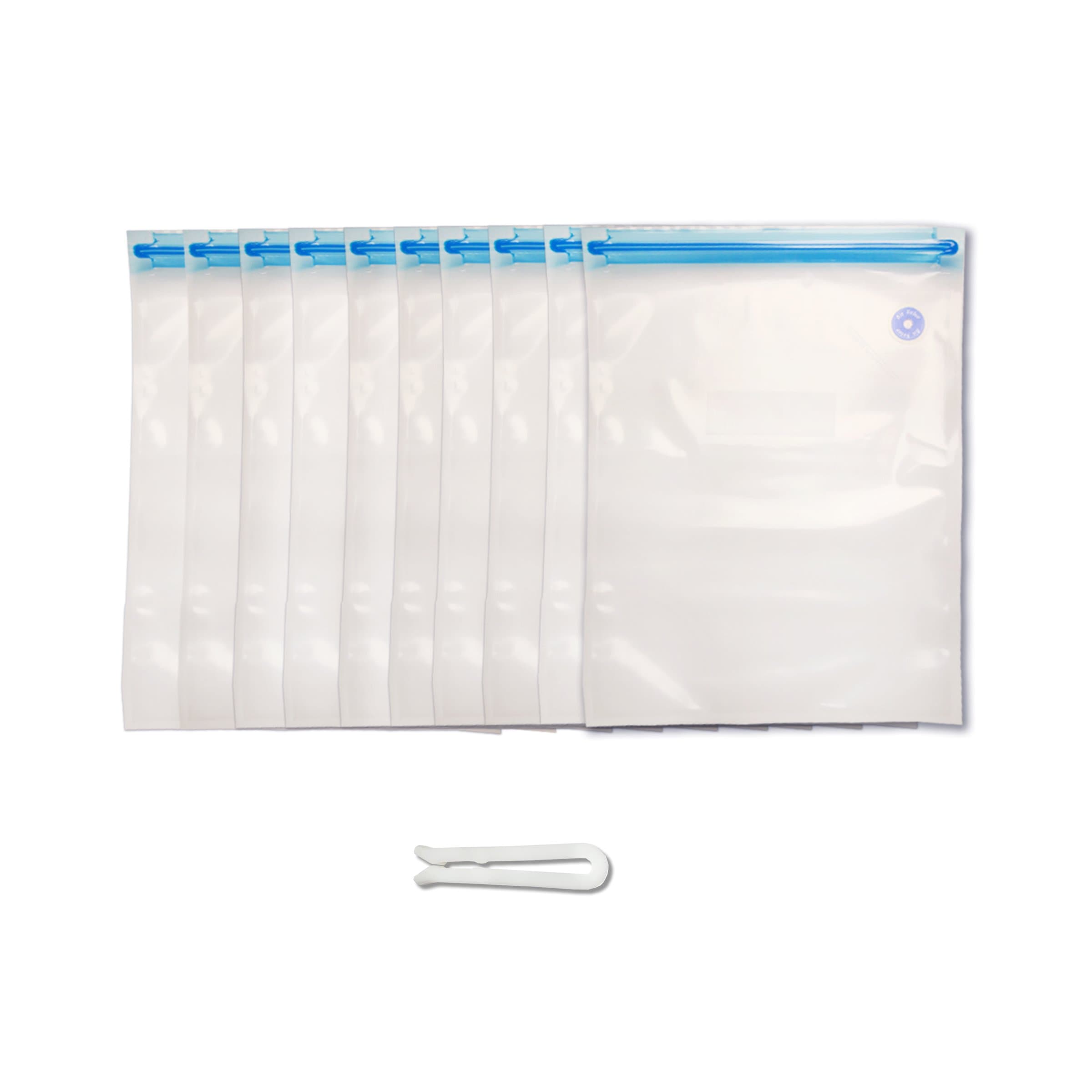 BoxLegend Vacuum Storage 4 Pack (3 Large, 1 Small) 80% More Space Saver Bags for Clothes, Blankets, Pillows, Multicolor