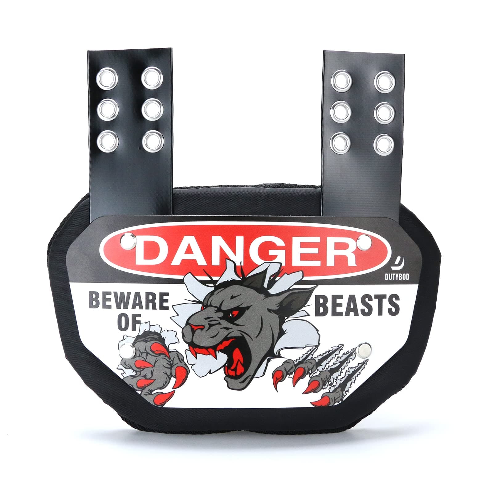 Football Back Plate Lower Back Rear Back Bone Protector Shield Backplate for Youth & Adult