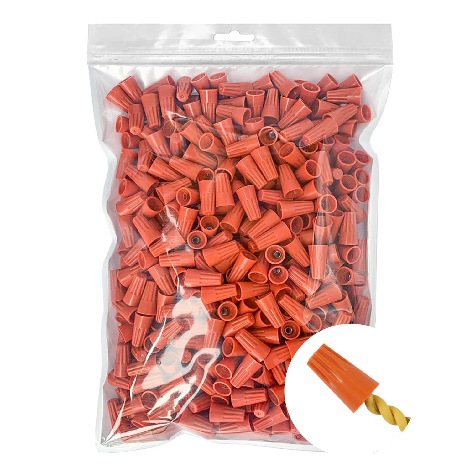 500PCS Orange Wire Connectors