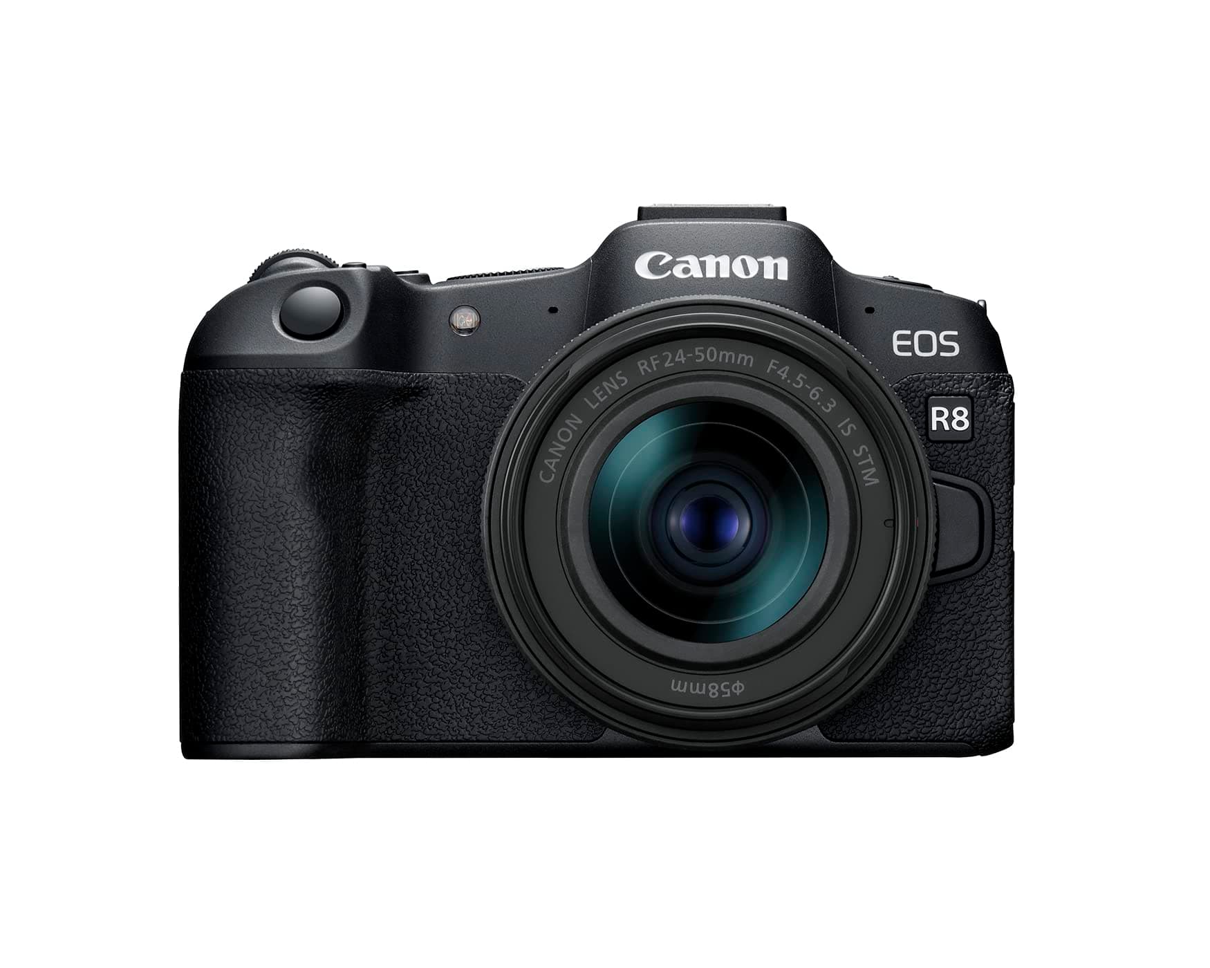 Canon EOS R8 Full-Frame Mirrorless Camera w/RF24-50mm F4.5-6.3 IS STM Lens, 24.2 MP, 4K Video, DIGIC X Image Processor, Subject Detection & Tracking, Compact, Smartphone Connection, Content Creator