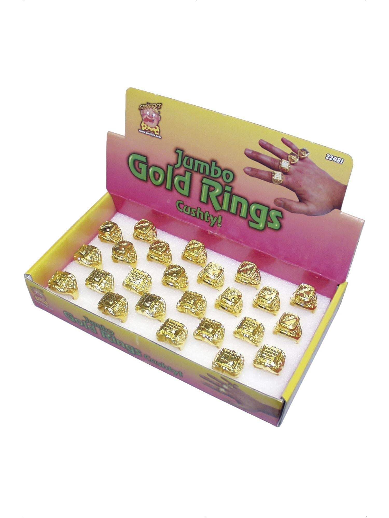 Smiffys 22481 Seal Ring, Assorted Shapes, One Ring