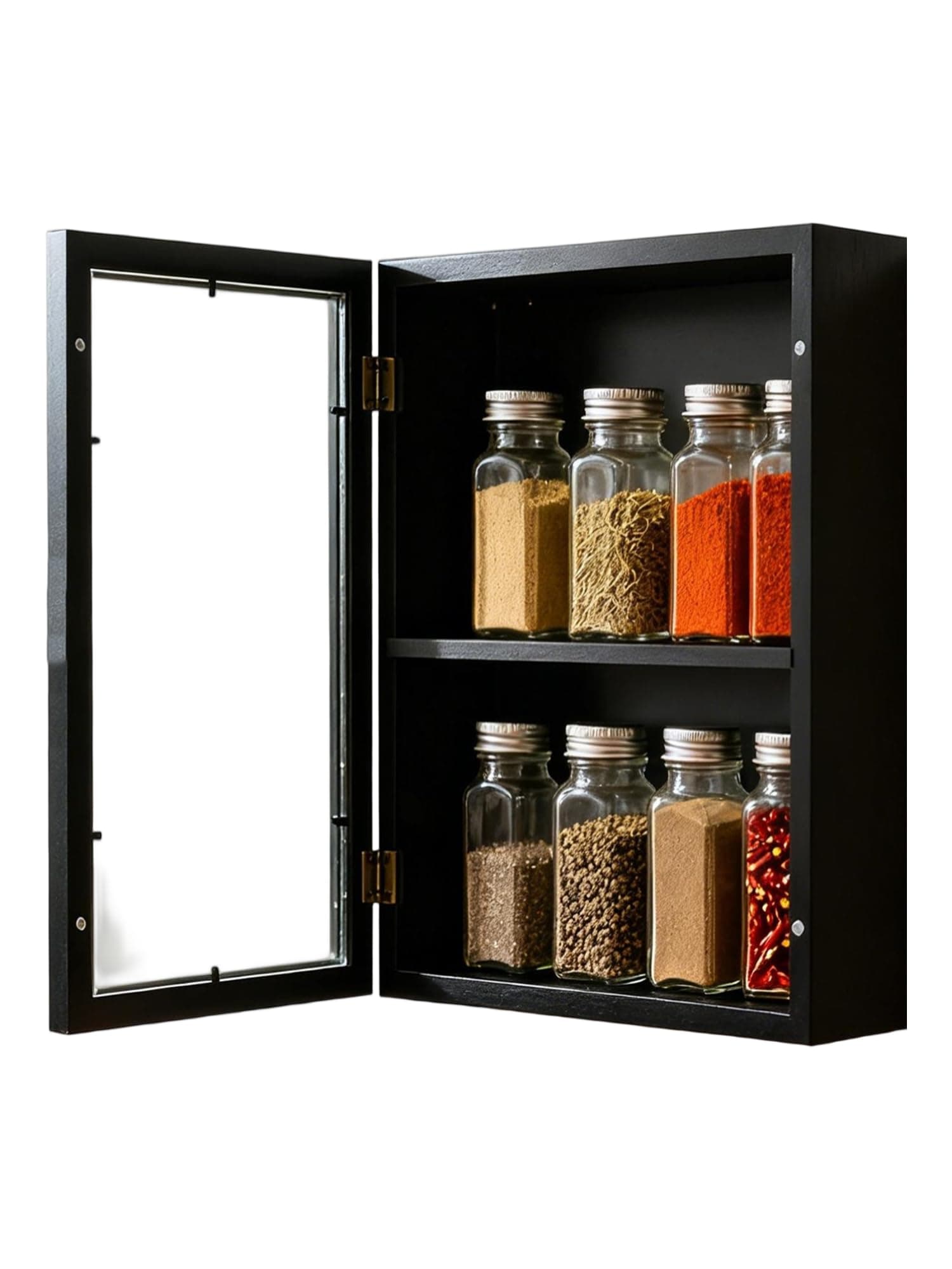 11x16 Shadow Boxes Frames Large Shadow Box with Shelves Deep Memory Box Display Case with Movable Shelf for Keepsake Flowers Wedding (Black)