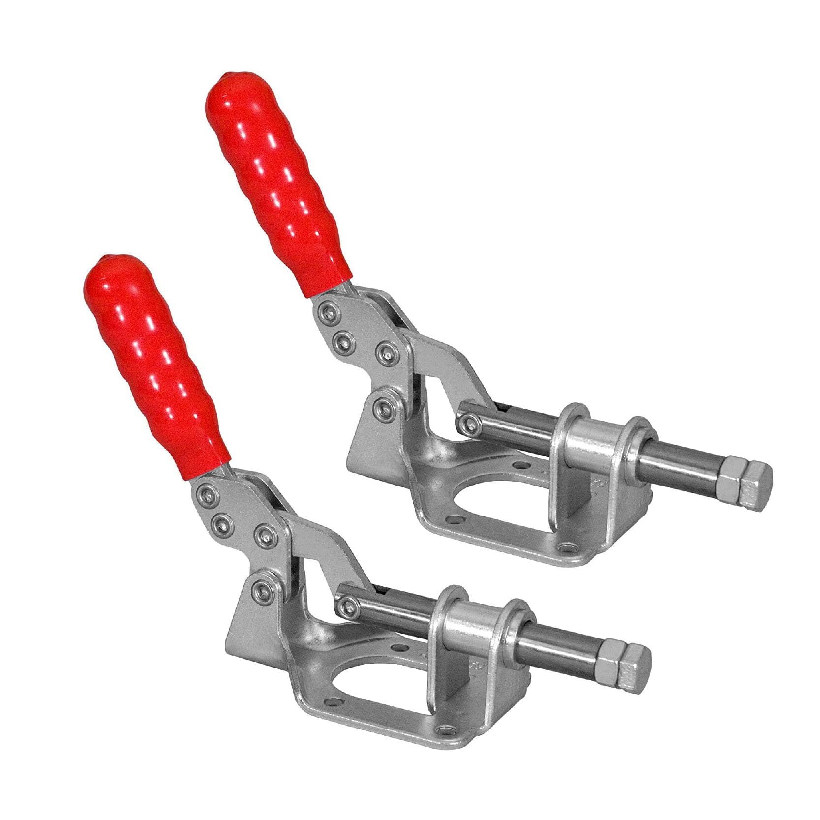 POWERTEC20304-P2 Push/Pull Quick-Release Toggle Clamp 302F - 300 lbs Holding Capacity, 2 PK