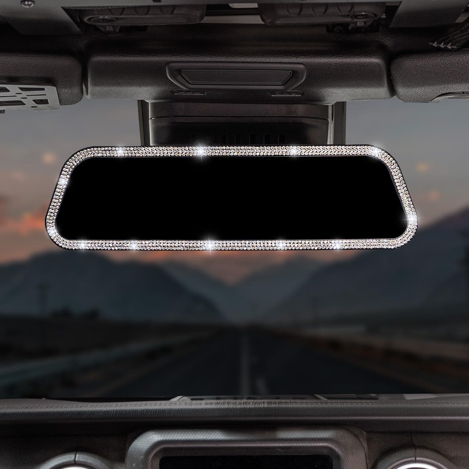 Bling Rear View Mirror