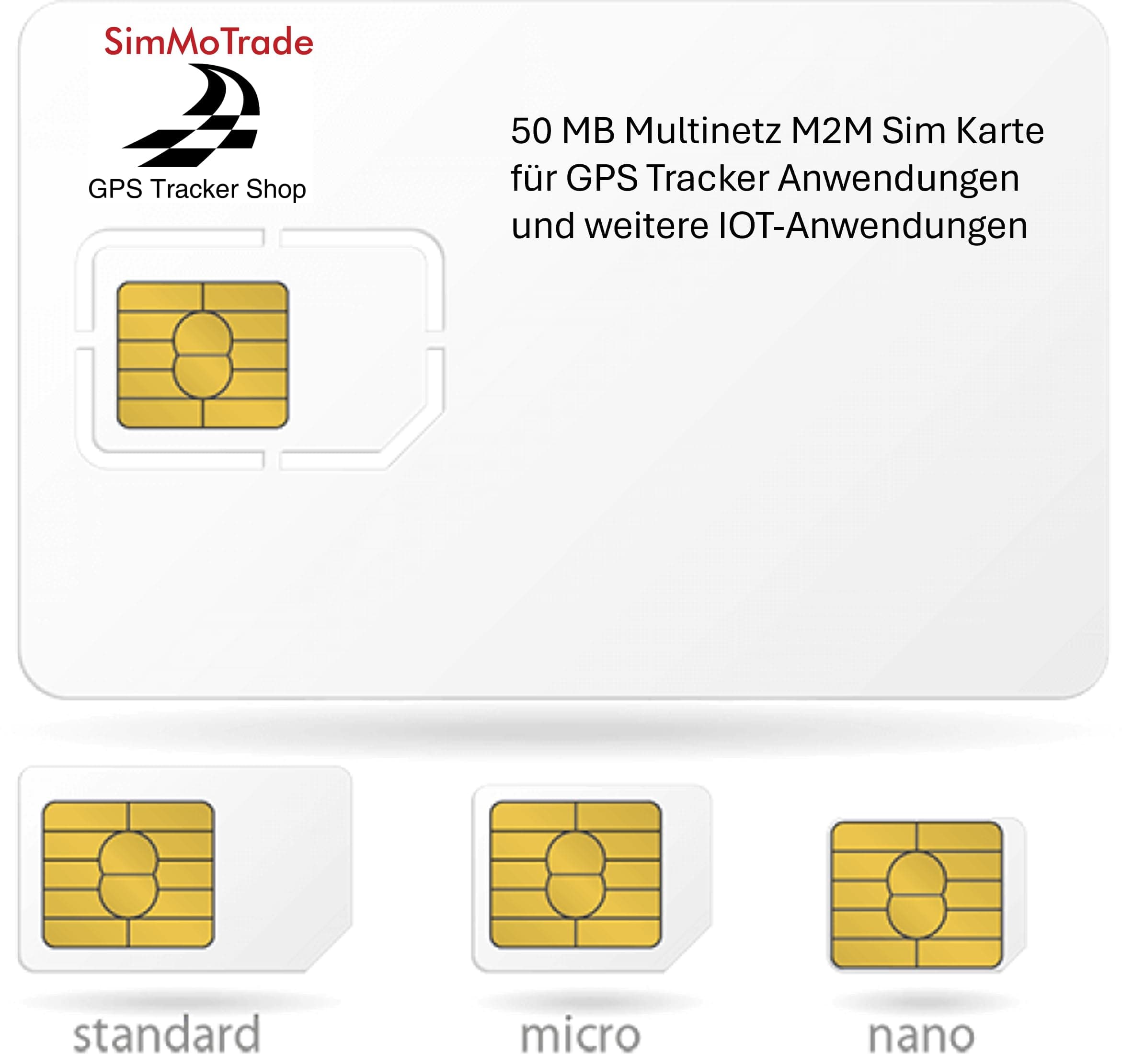 M2M Multinetz SIM Card for GPS Tracker, Smart Home, Security, Sensors, Data Transmission, Smart City, IOT, Triple SIM