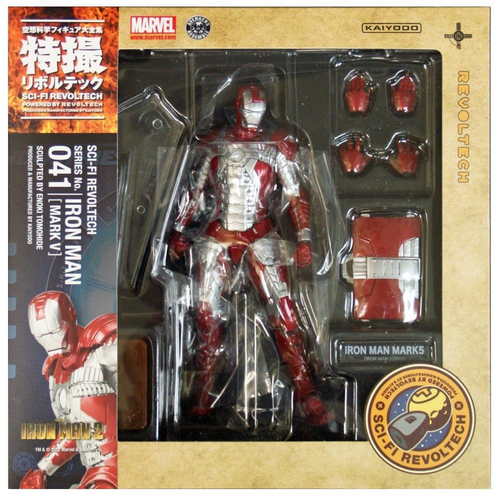 Sci-Fi Revoltech 041 Iron Man Mark V Action Figure