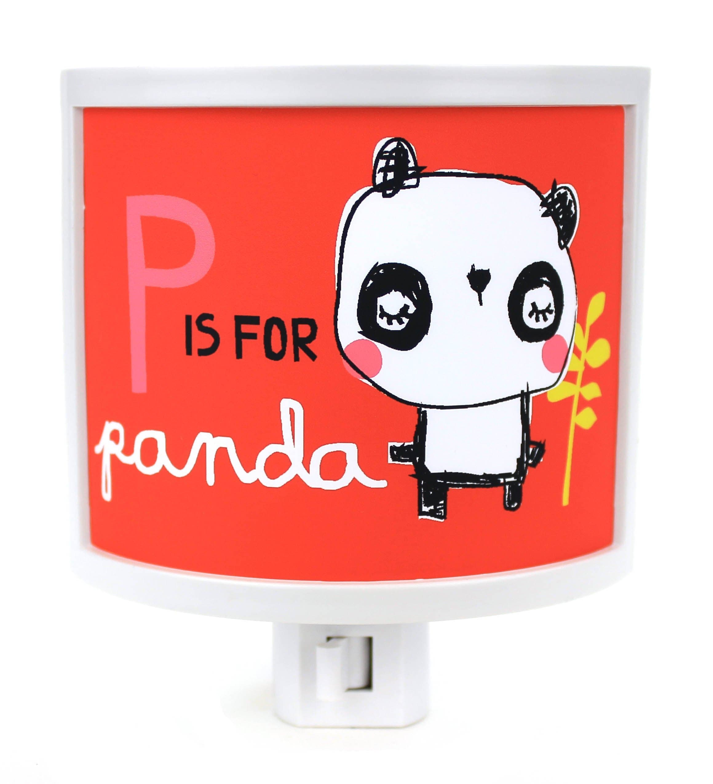 Common Rebels "P is for Panda Night Light