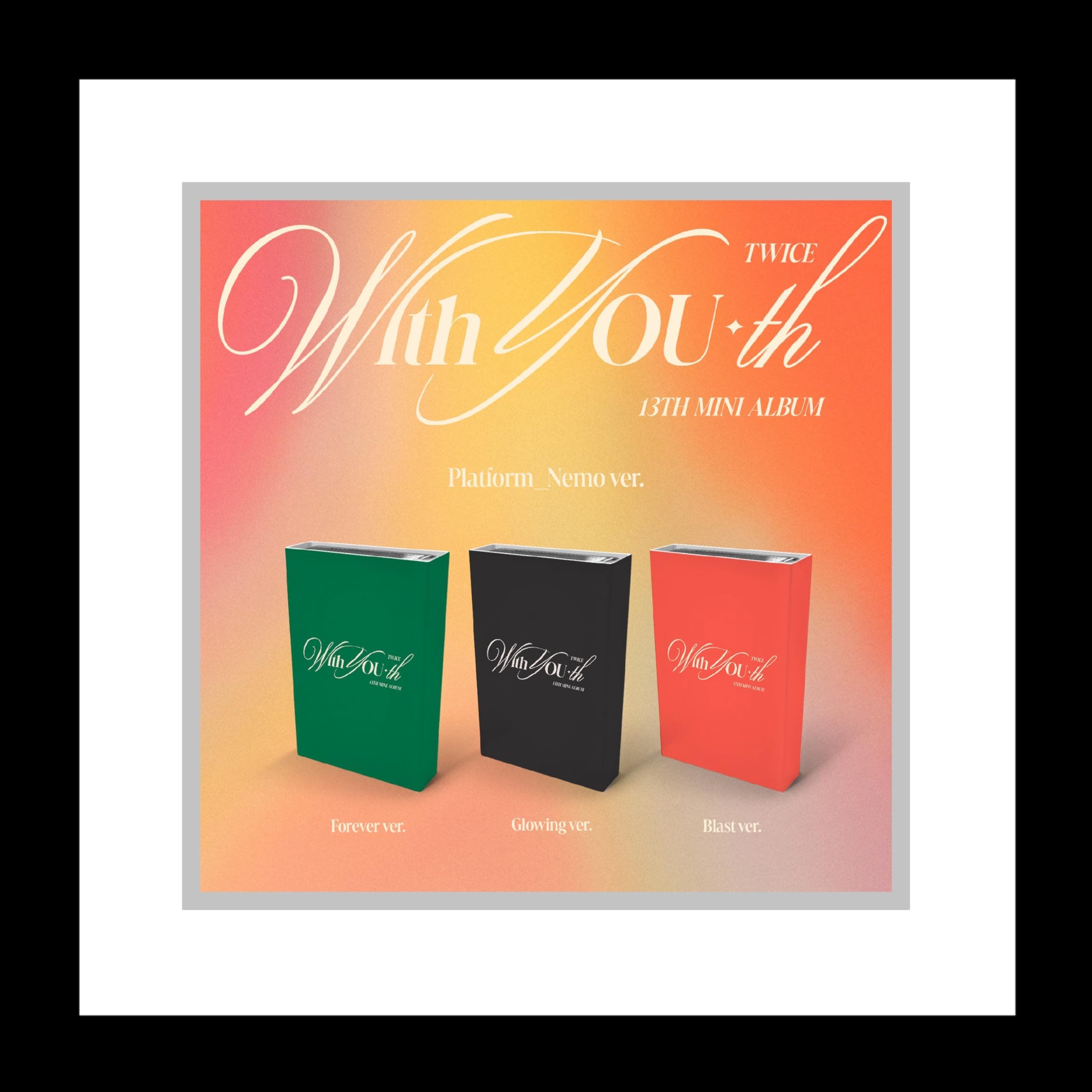 DREAMUS Twice with You-th 13th Mini Album NEMO Version Case+Photocard+Lyric Paper+Speical photocard+Manual Card+QR Card+Tracking Sealed TWC (NEMO Forever Version)