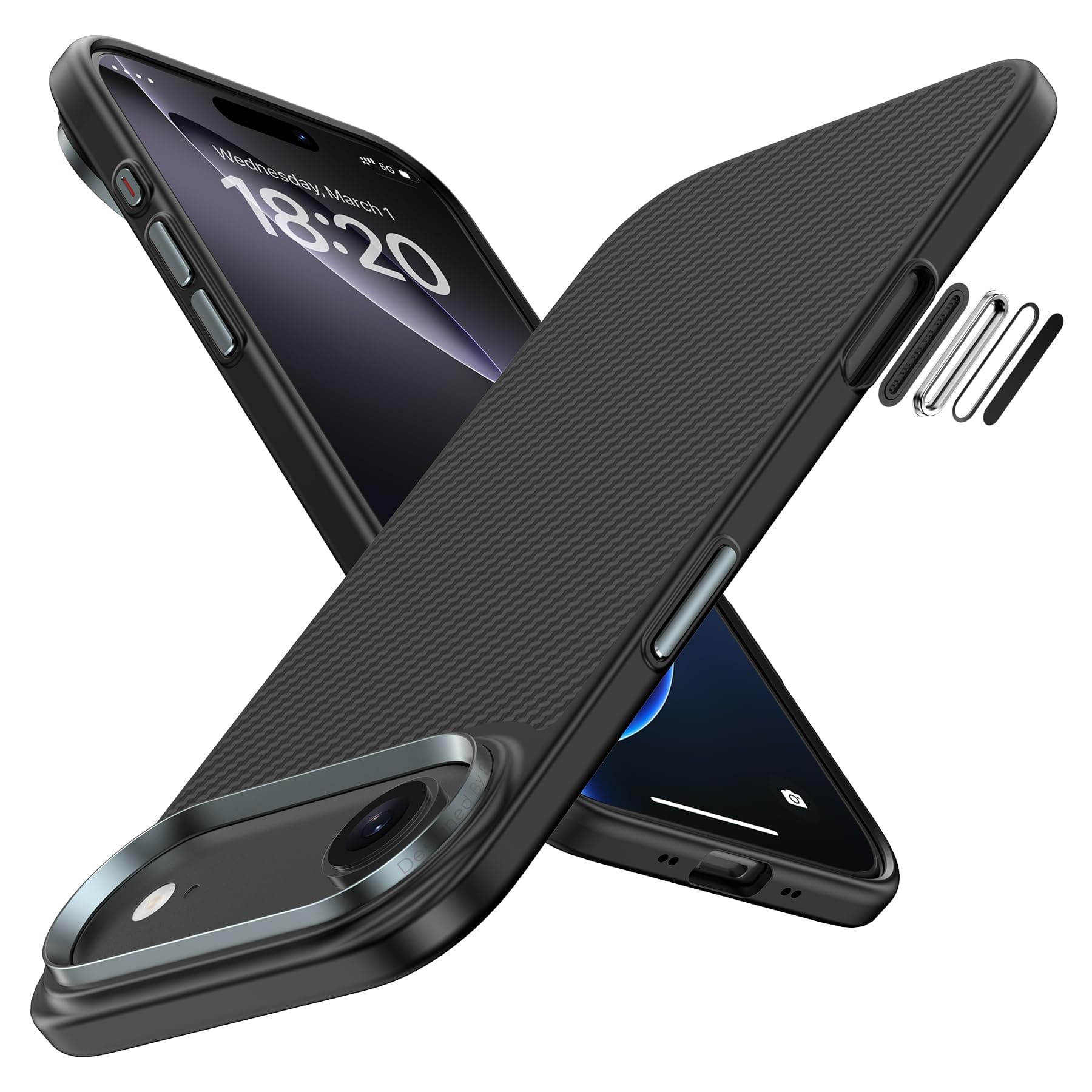 BENKS ArmorPro Case for iPhone Air with Camera Control Button, [Compatible with Magsafe] Military Grade Protective Case Built with Dupont Kevlar 600D Aramid Fiber