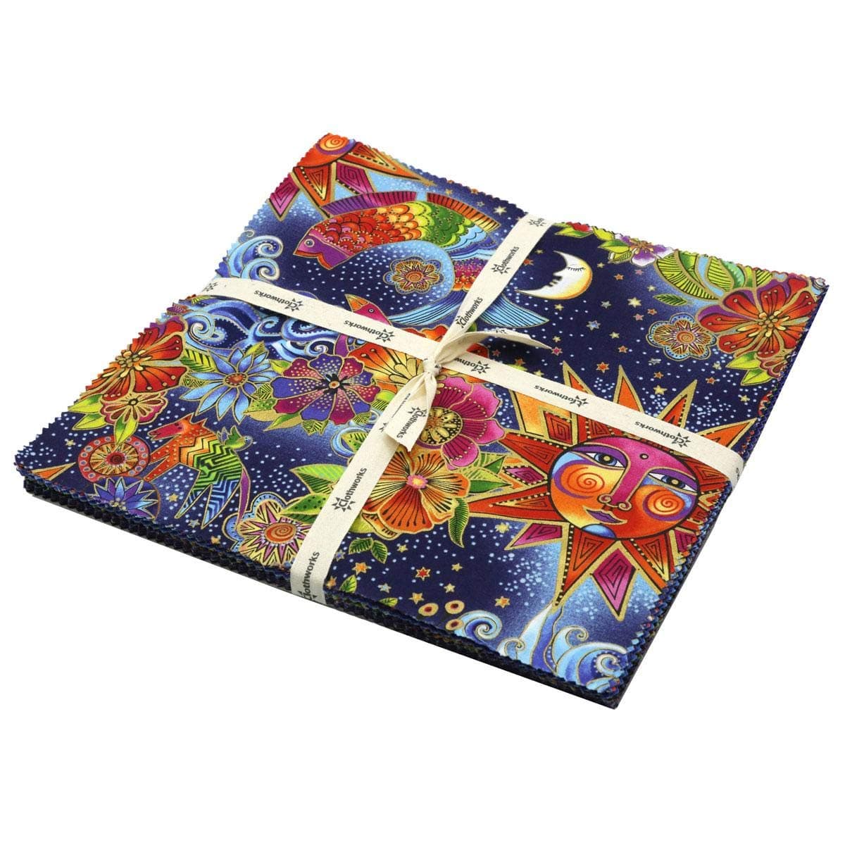 Fabrics Celestial Magic Laurel Burch Layer Cake 42 Ten Inch Squares