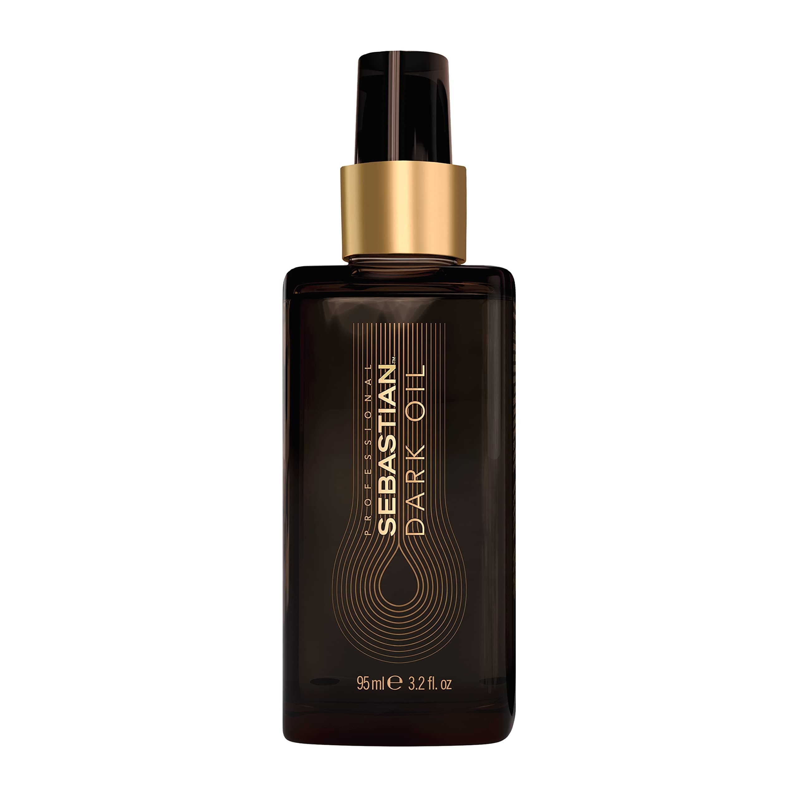 Sebastian Professional Dark Oil Lightweight Hair Styling Oil | Nourishing Blend of Natural Oils for a Smooth, Sleek Finish