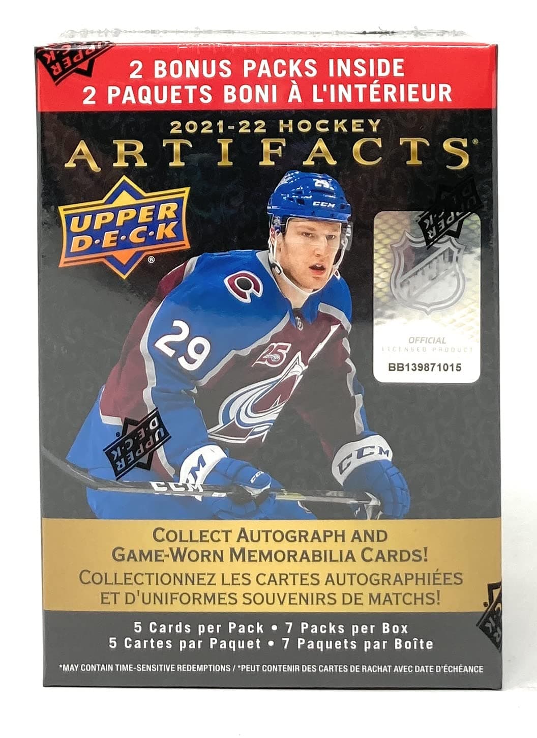 2021/22 Artifacts Hockey Blaster Box