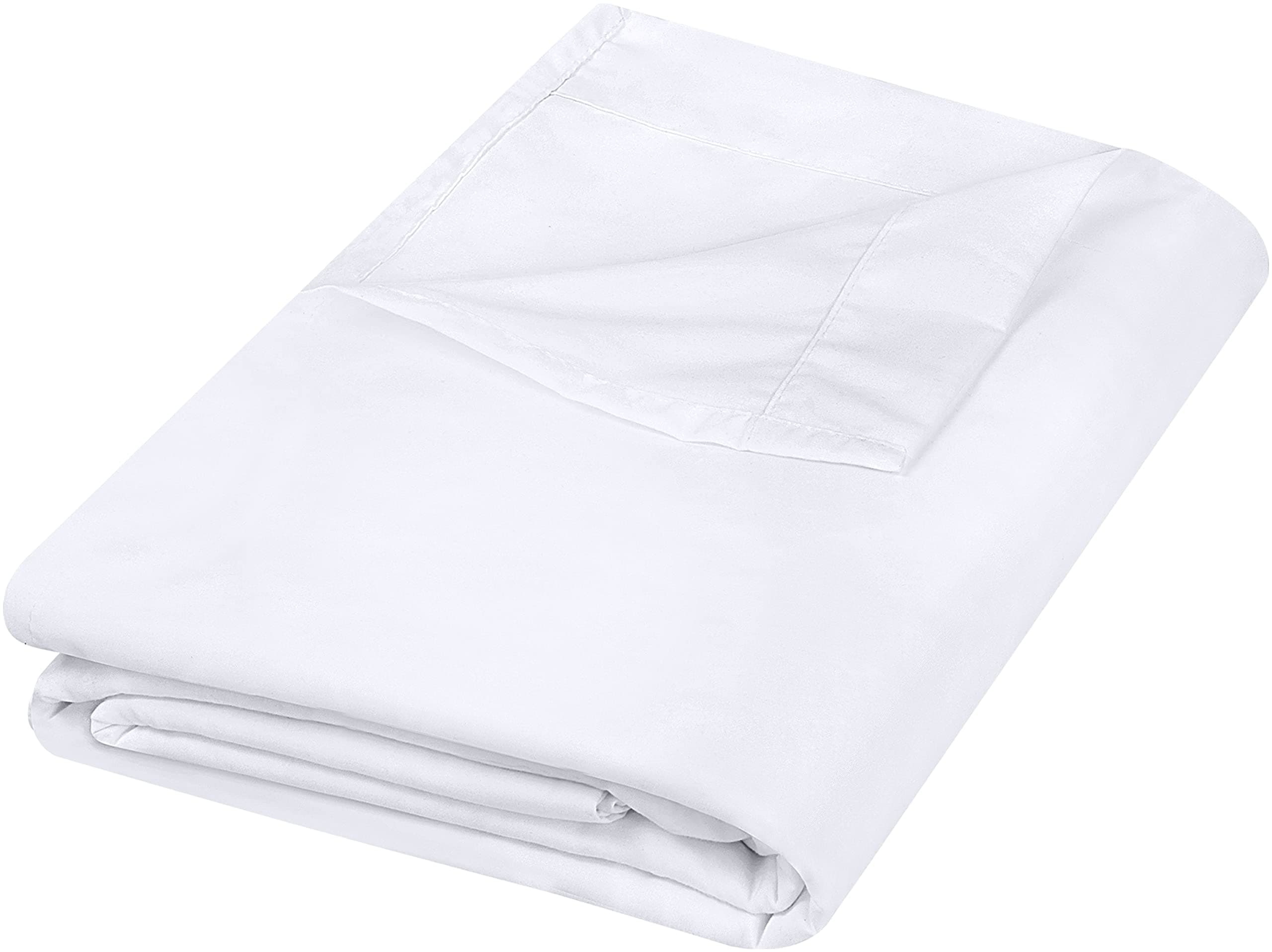 Utopia Bedding Soft Brushed Microfiber Full Flat Sheet, White by Utopia Bedding