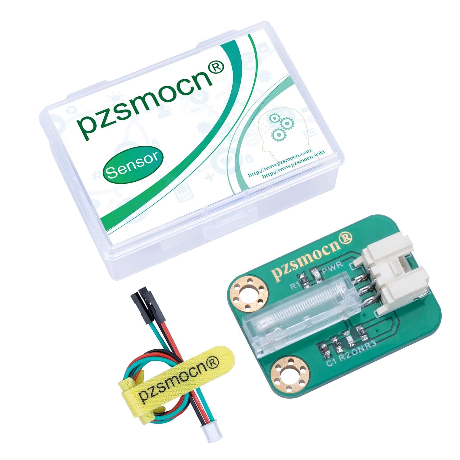 Pzsmocn Digital Shake Sensor, Spring Type Vibration Switch, Compatible with Raspberry Pi and Arduino Board. Suitable for Applications That are Sensitive to One-Way Manual Swing.