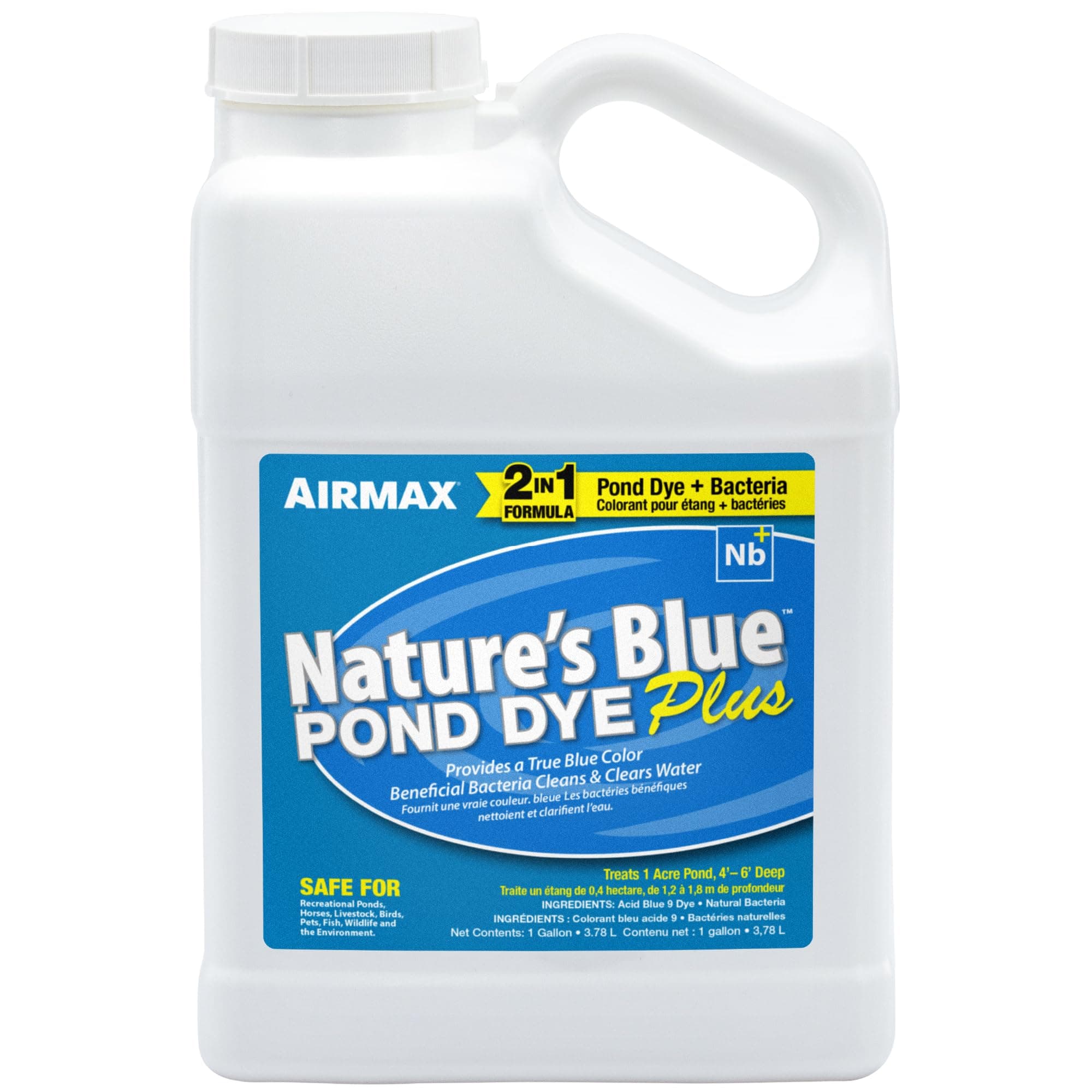 Nature's Blue Pond Dye Plus - 1 Gallon
