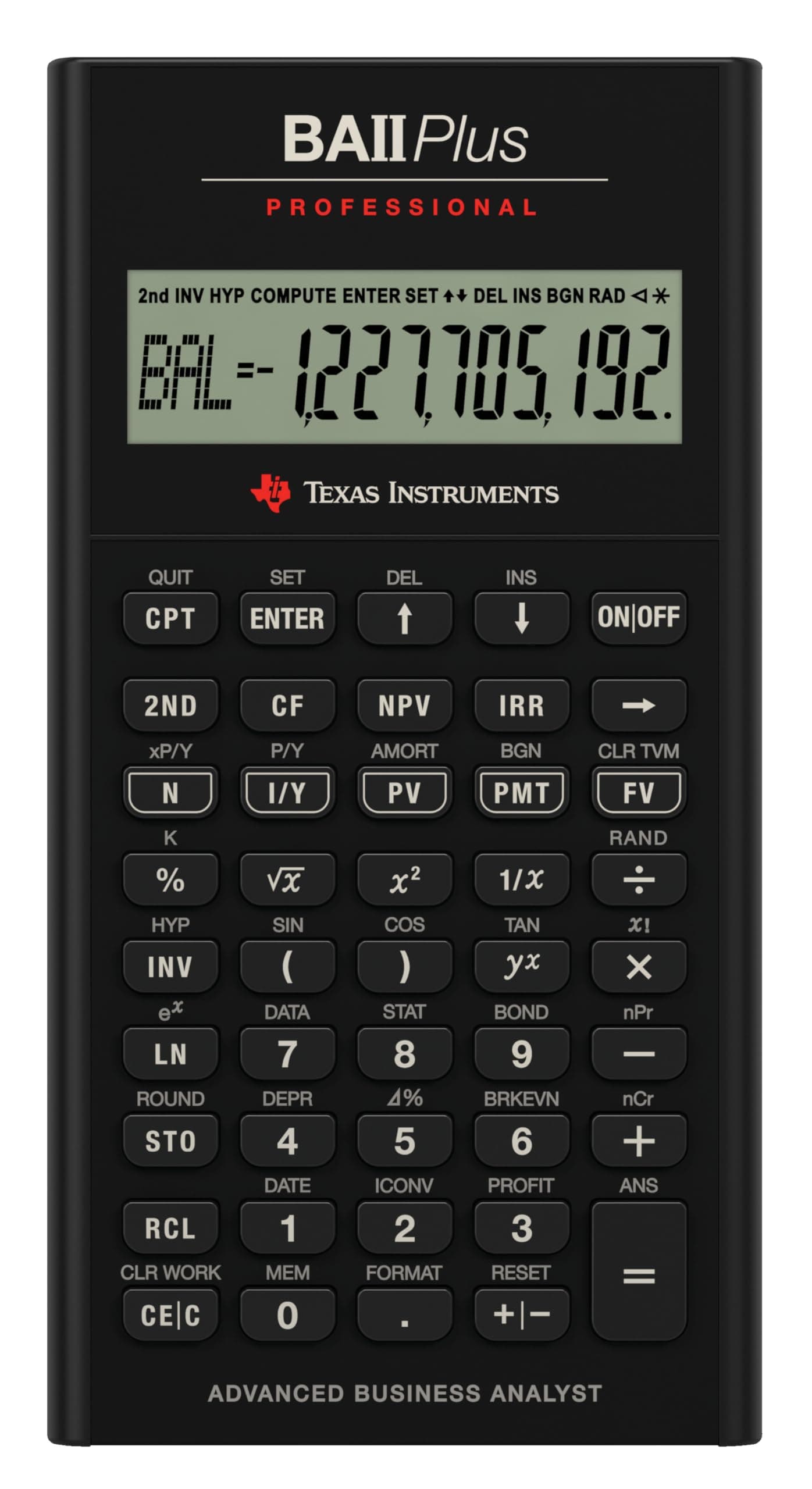 BA II Plus Professional Calculator
