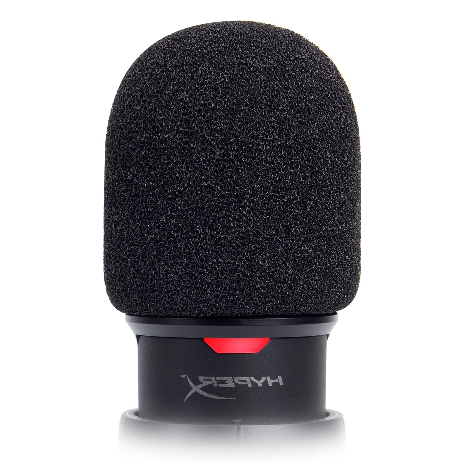 SUNMON Microphone Windscreen Compatible with HyperX SoloCast - Foam Pop Filter Cover for Noise Reduction, Reduces Plosives & Audio Improvement