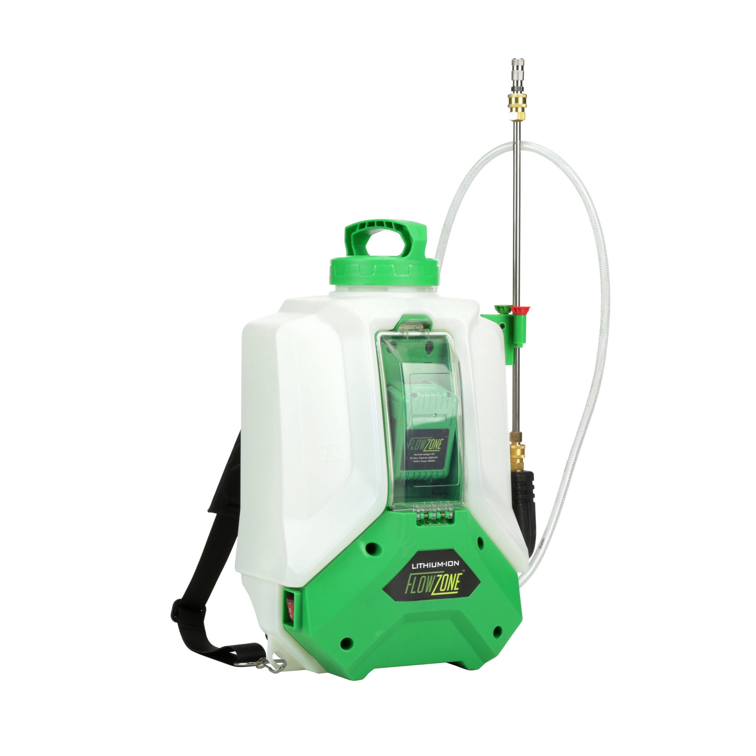 FlowZone Typhoon™ 4-Gallon Multi-Use Continuous-Pressure 18V/5.2Ah Lithium-Ion Backpack Sprayer