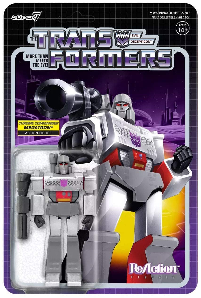 Super7 Transformers Chrome Commander Megatron Exclusive