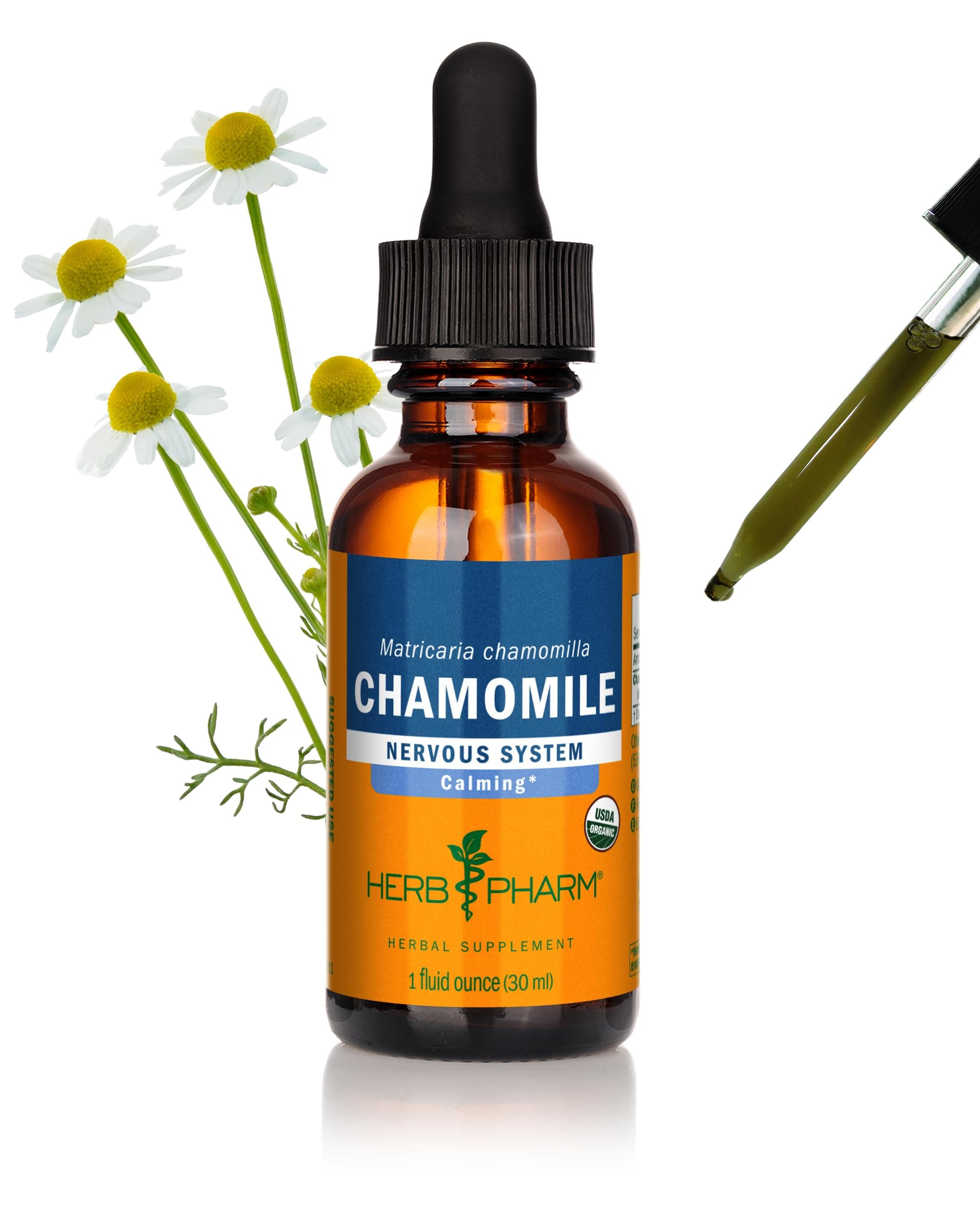 Herb Pharm, Chamomile Extract Organic, 1 Fl Oz