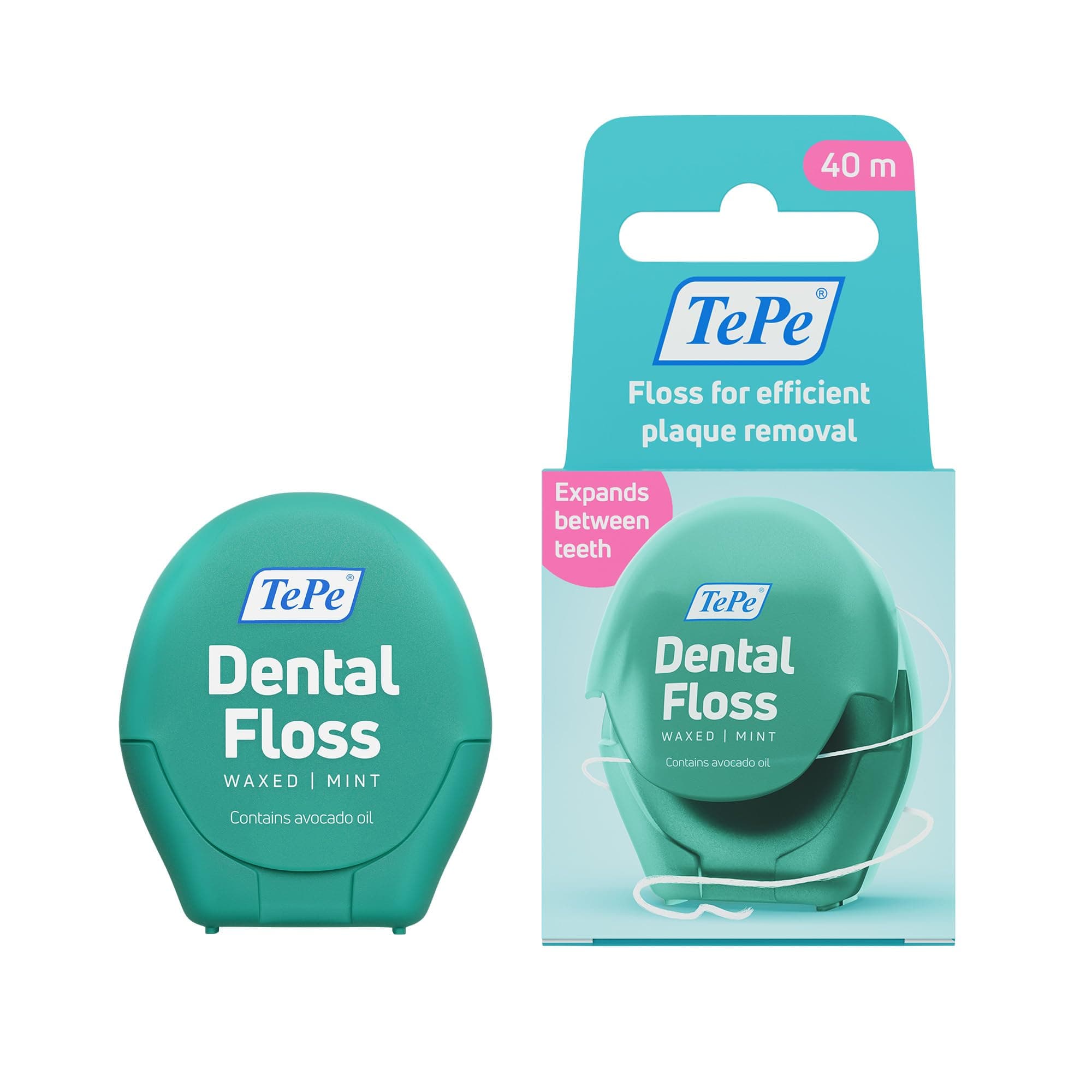 Dental Floss, Expanding Floss, Multiple Threads with Increased Surface for a Gentle and efficient Cleaning Between Teeth, for Very Narrow Gaps