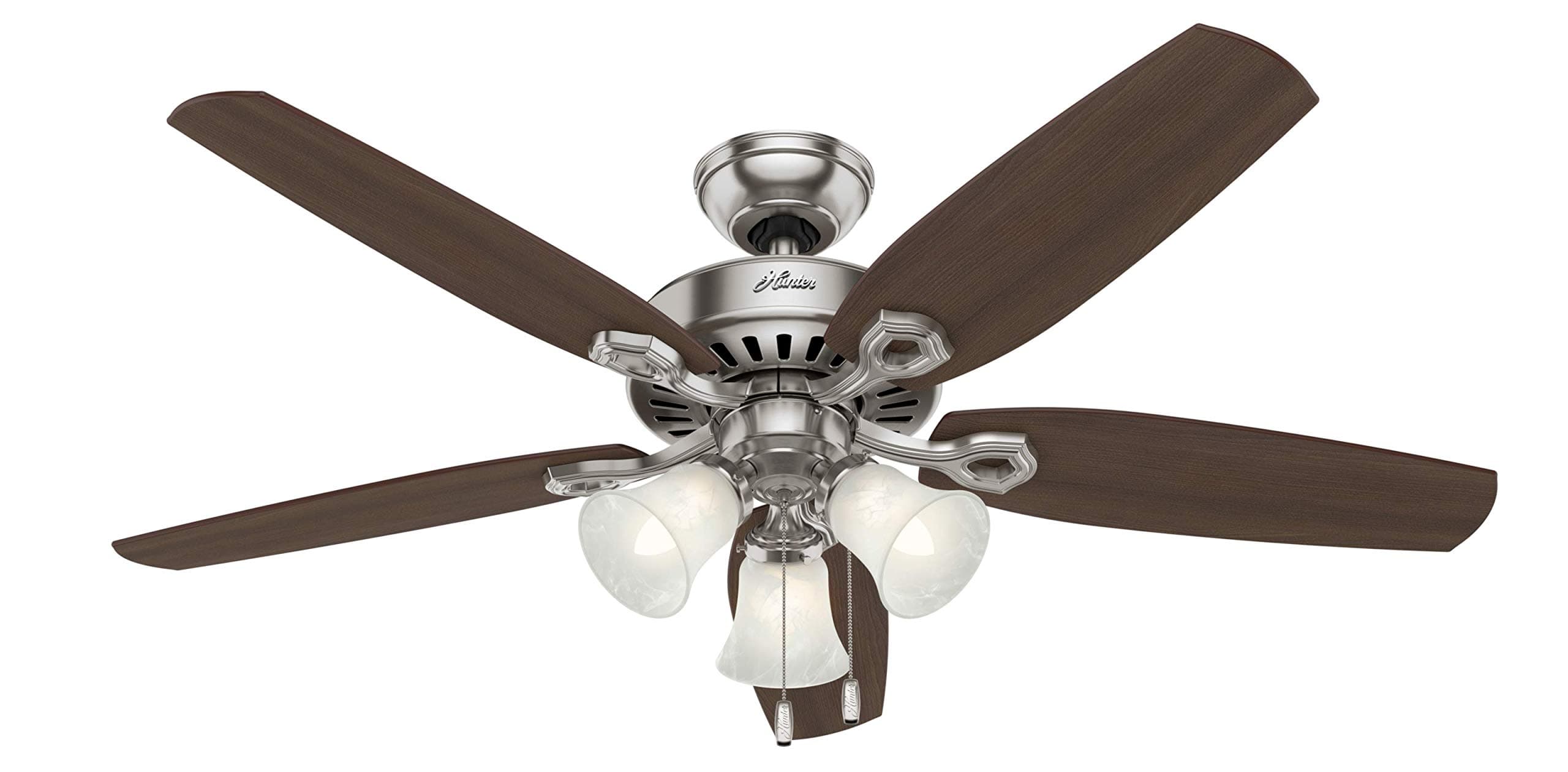 Hunter 53237 52" Brushed Nickel Plus Ceiling Fan