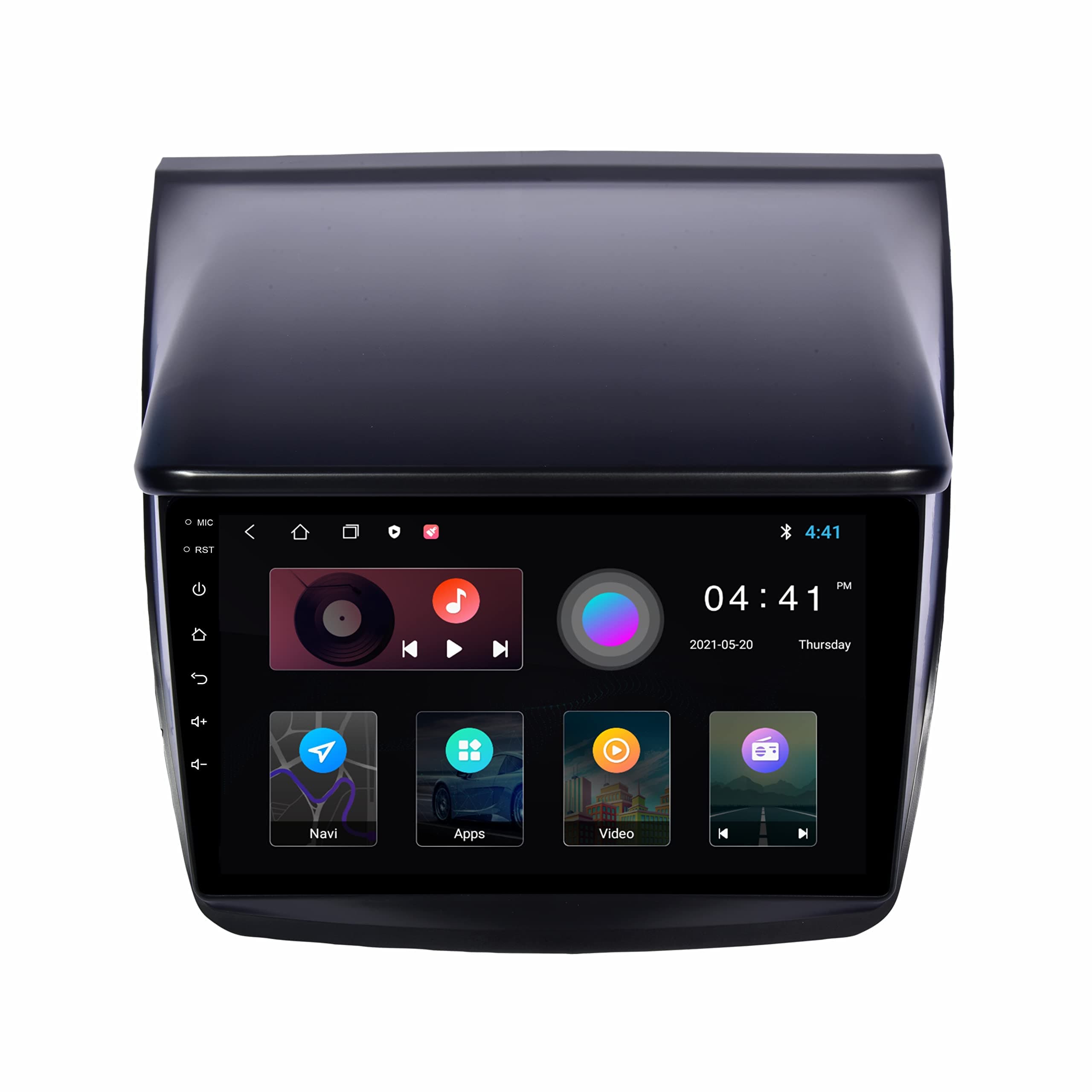 DBASE 9 Inches Advanced Car Radio Receiver Android 10 System for Mitsubishi Pajero Sport with 2GB/16GB RAM & ROM with HD Parking Camera