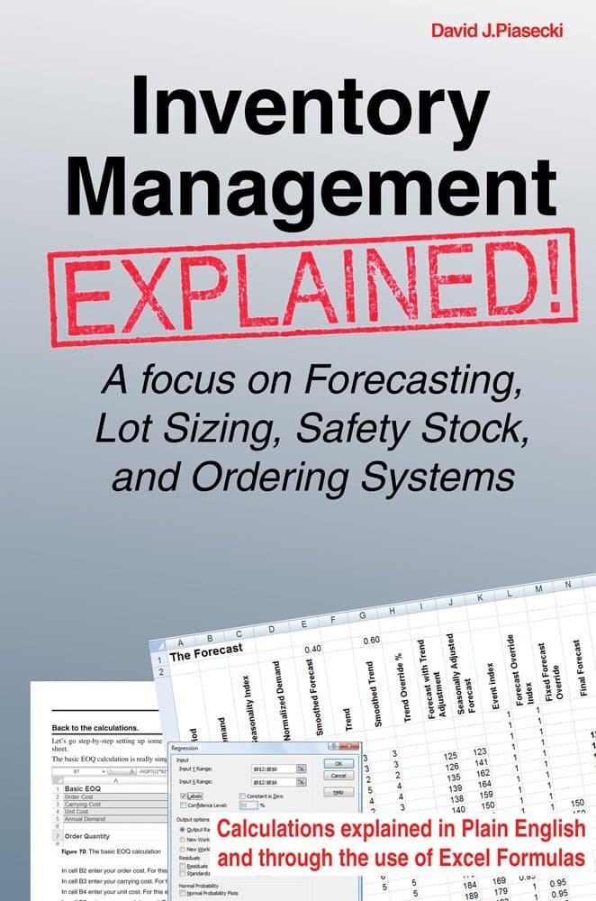 Inventory Management Explained: A focus on Forecasting, Lot Sizing, Safety Stock, and Ordering Systems. Hardcover – 1 January 2009