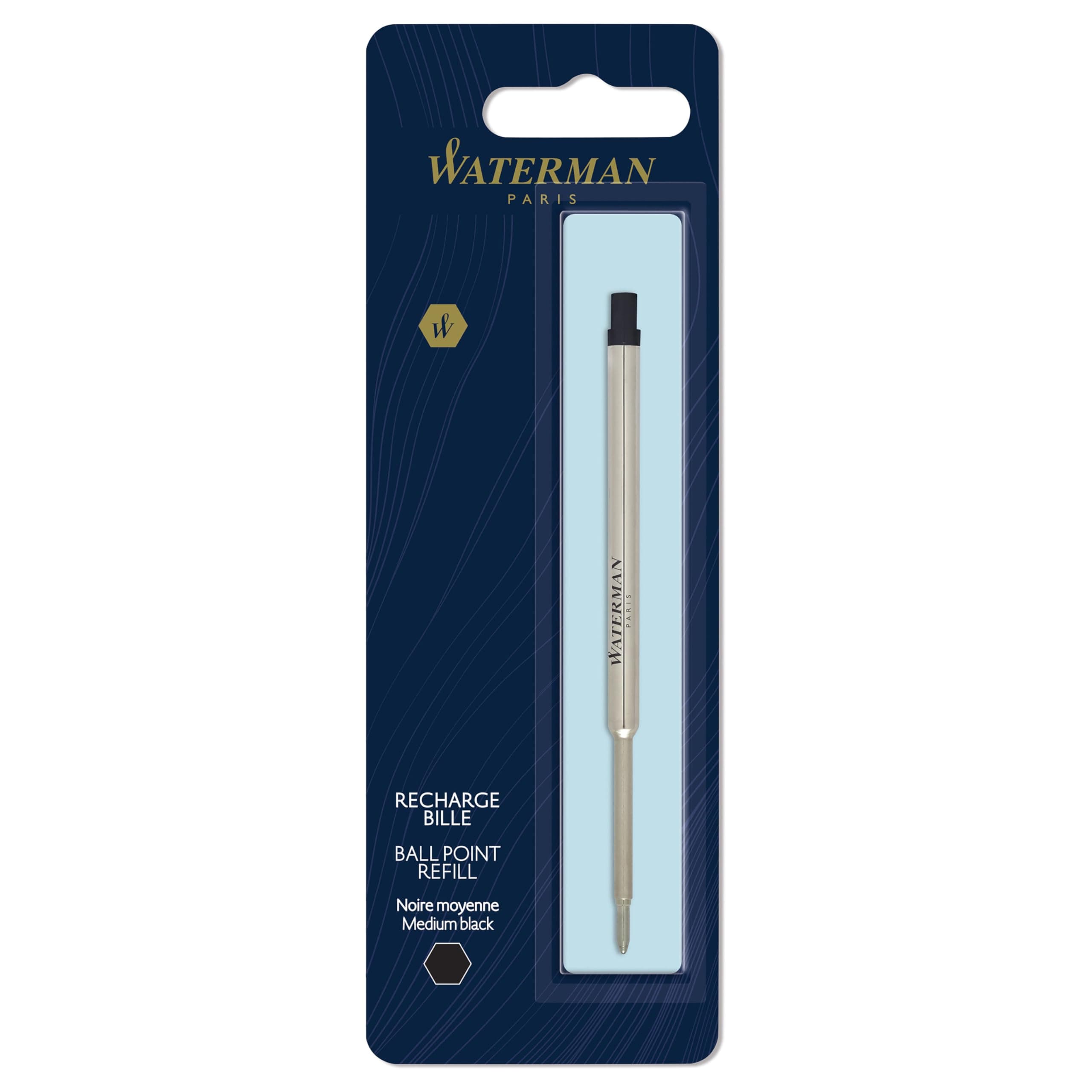 Ballpoint Pen Refill | Medium Point | Black Ink | 1 Count