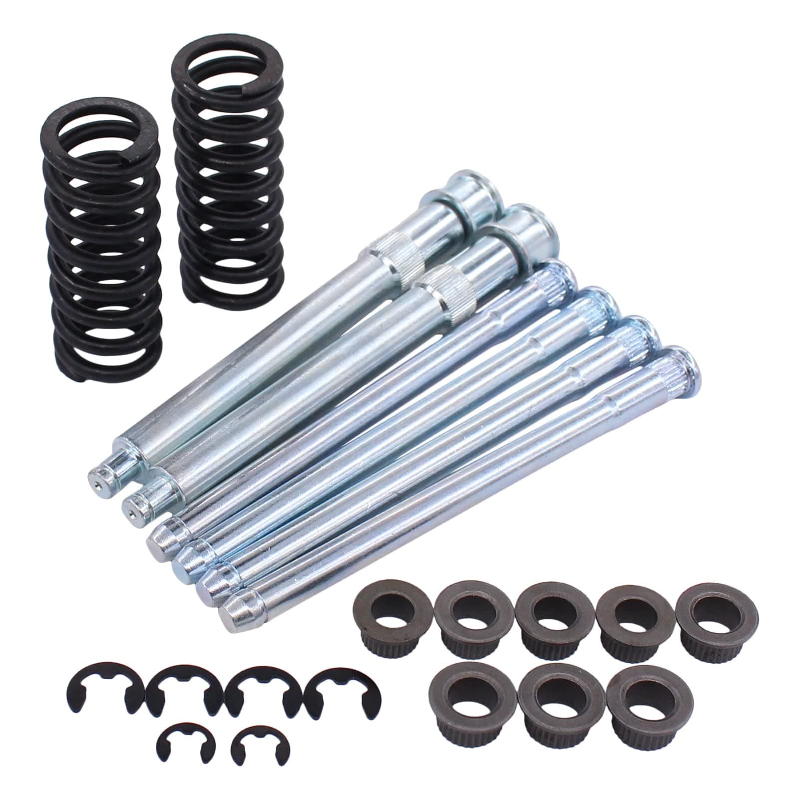 Front Driver and Passenger Side Door Hinge Pin and Bushing kit for Chevy for GMC C K 1500 2500 3500