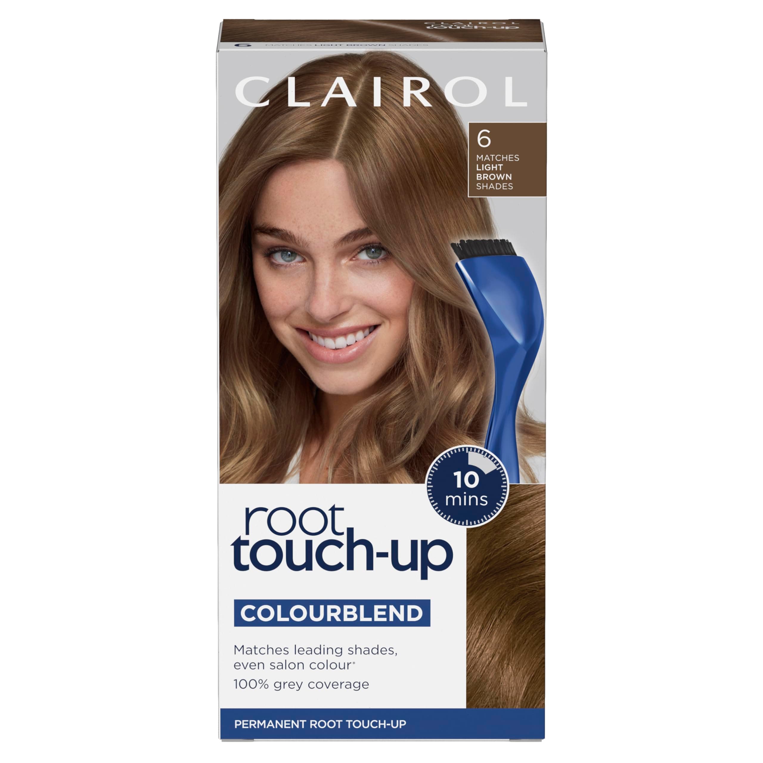 – Root Touch-Up Permanent Hair Dye, 6 Light Brown