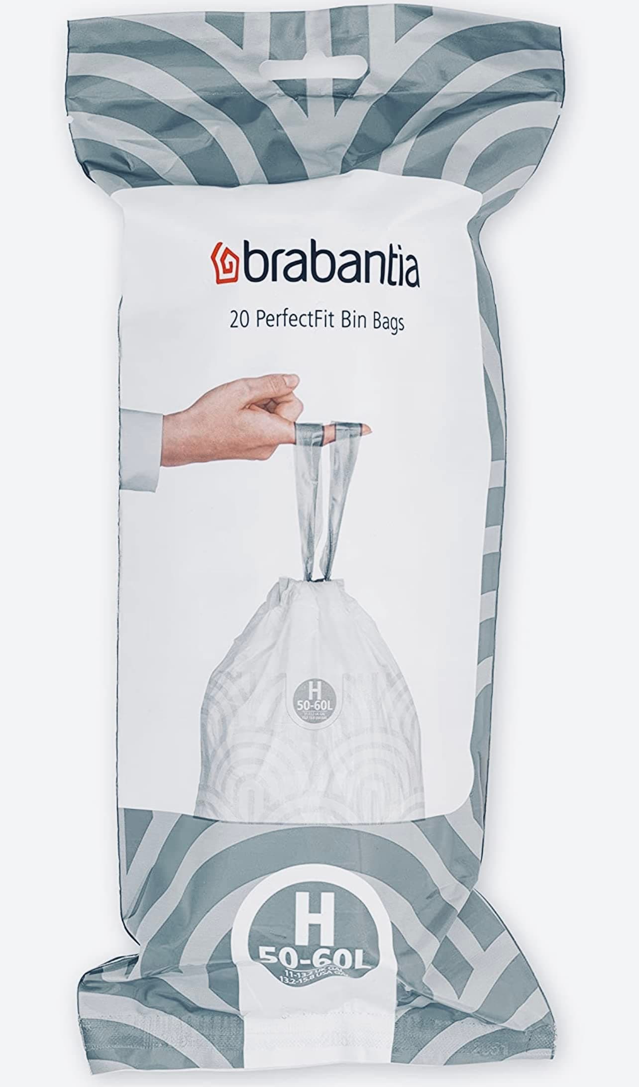 60 x Bin Liners Size H 50-60 L