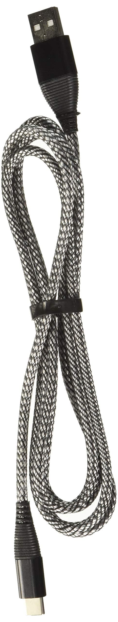 TAAR Rugged Premium TPR Type C Nylon Braided Data Cable - 4.92 Feet (1.5 Meter)