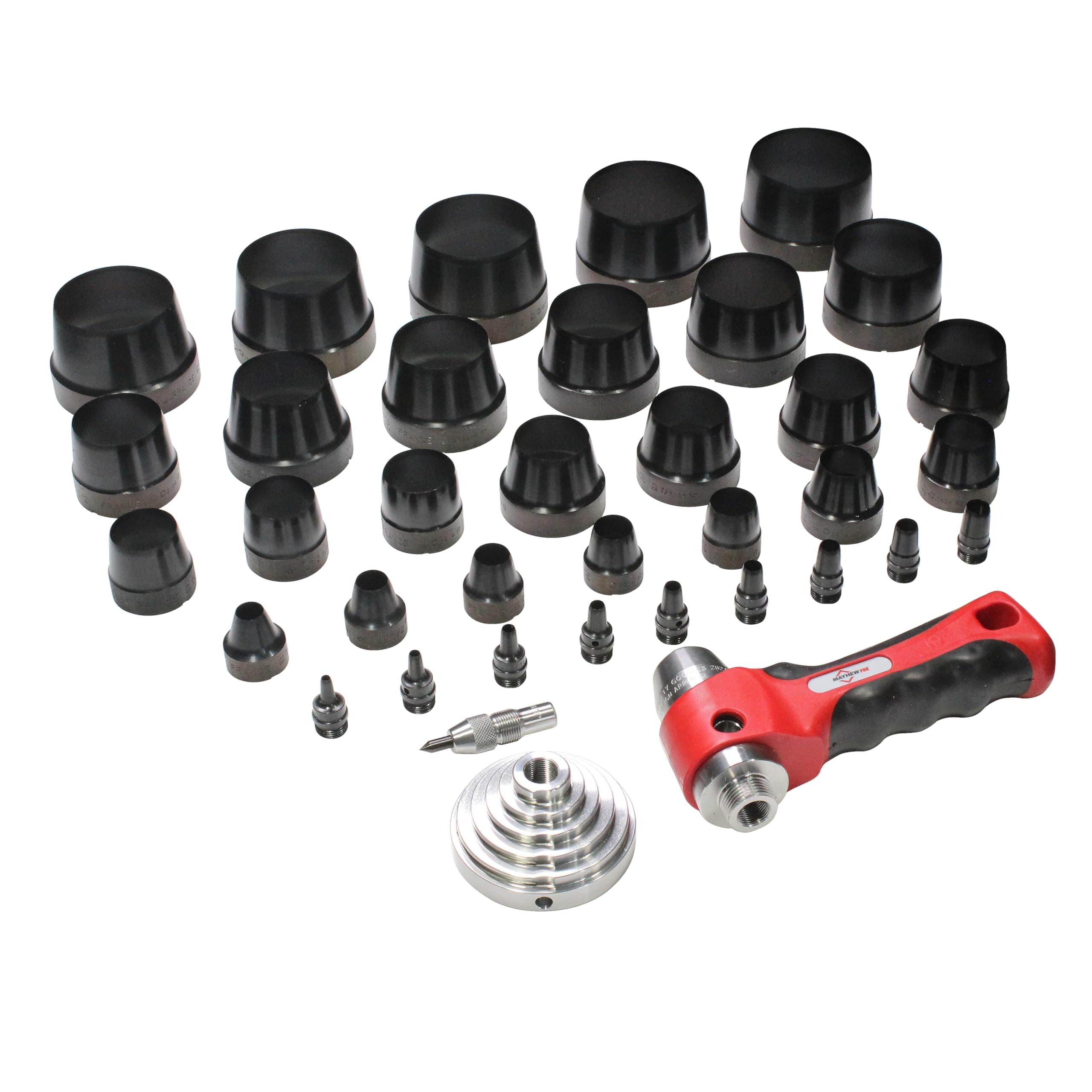 Tools 66016 Hollow Punch, 36-Piece Set, Black
