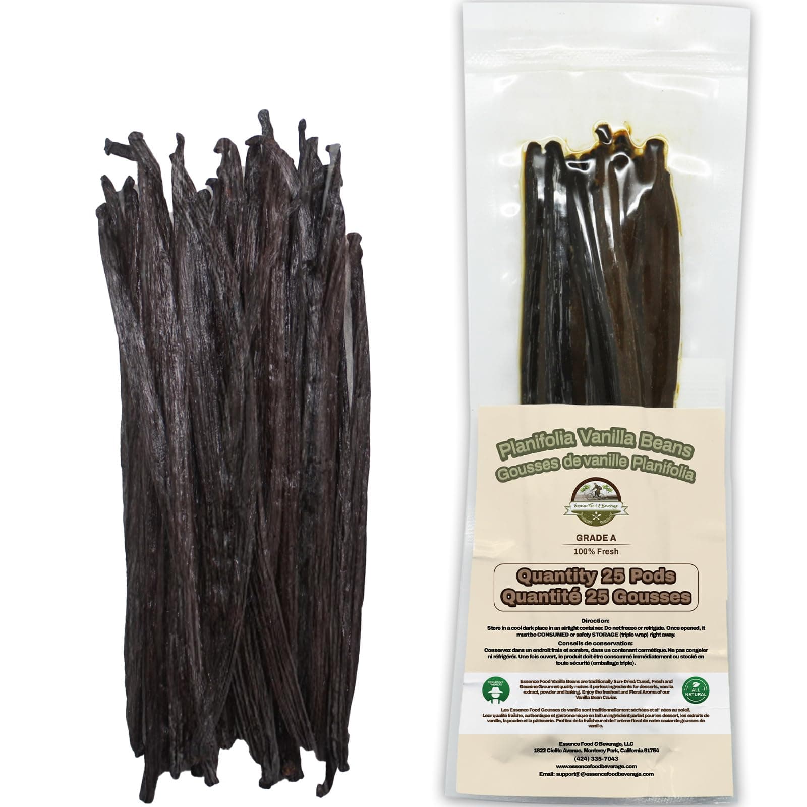 Bulk Grade A Vanilla Beans