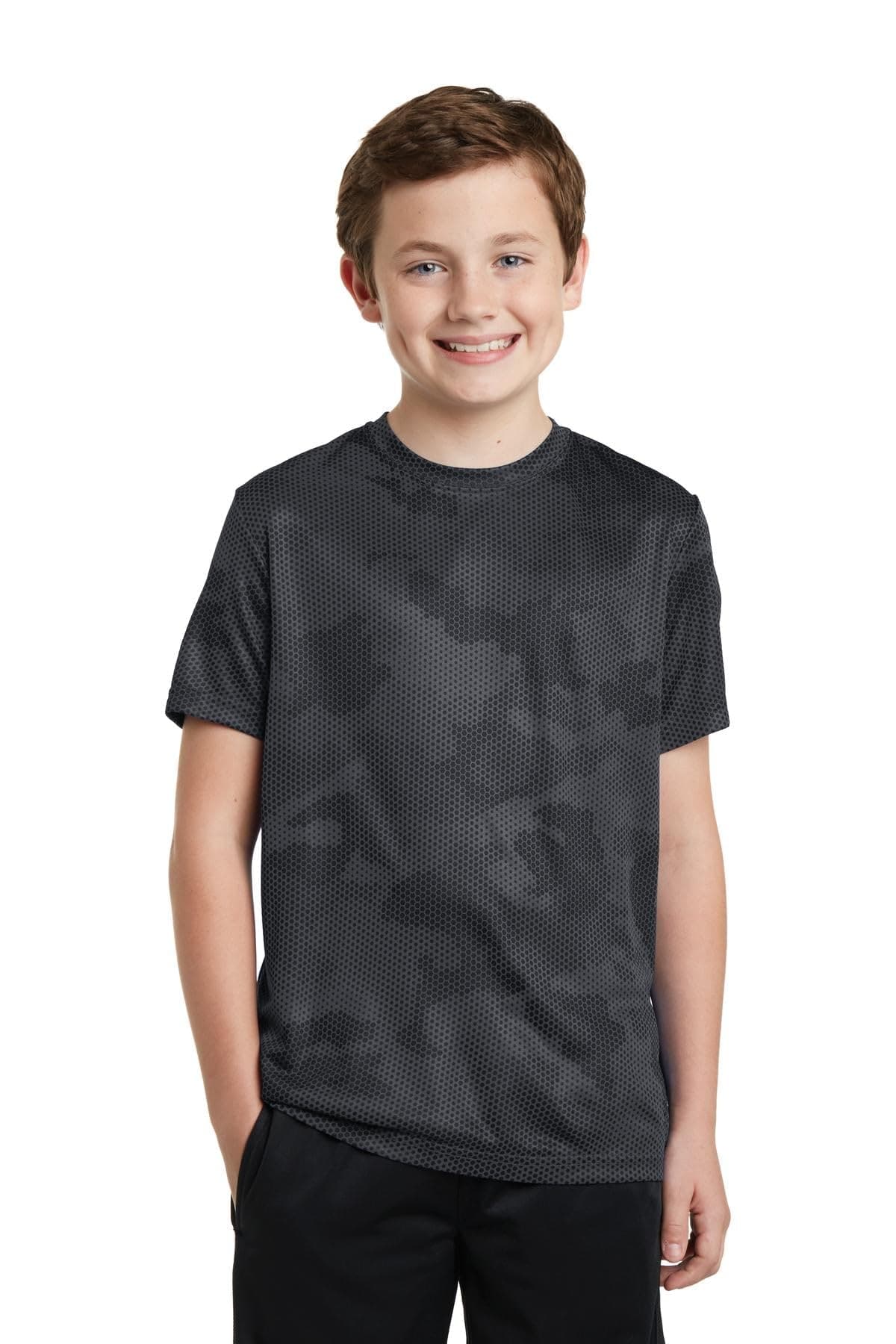 SPORT-TEKBoys' CamoHex Tee