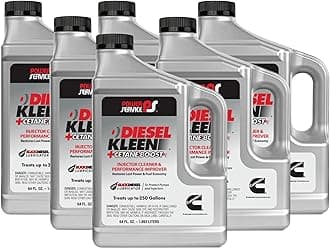 Diesel Kleen + Cetane Boost 64oz Bottle (6 Pack) - Universal Fit, Boosts Cetane Up to 6 Numbers, Cleans Injectors, 10.17536 Liters