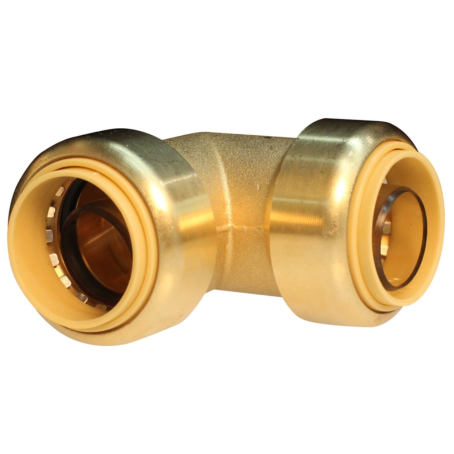 Push Connect PC-LF813 1/2-Inch Push by 1/2-Inch Push, Lead Free Brass Push Fit Elbow