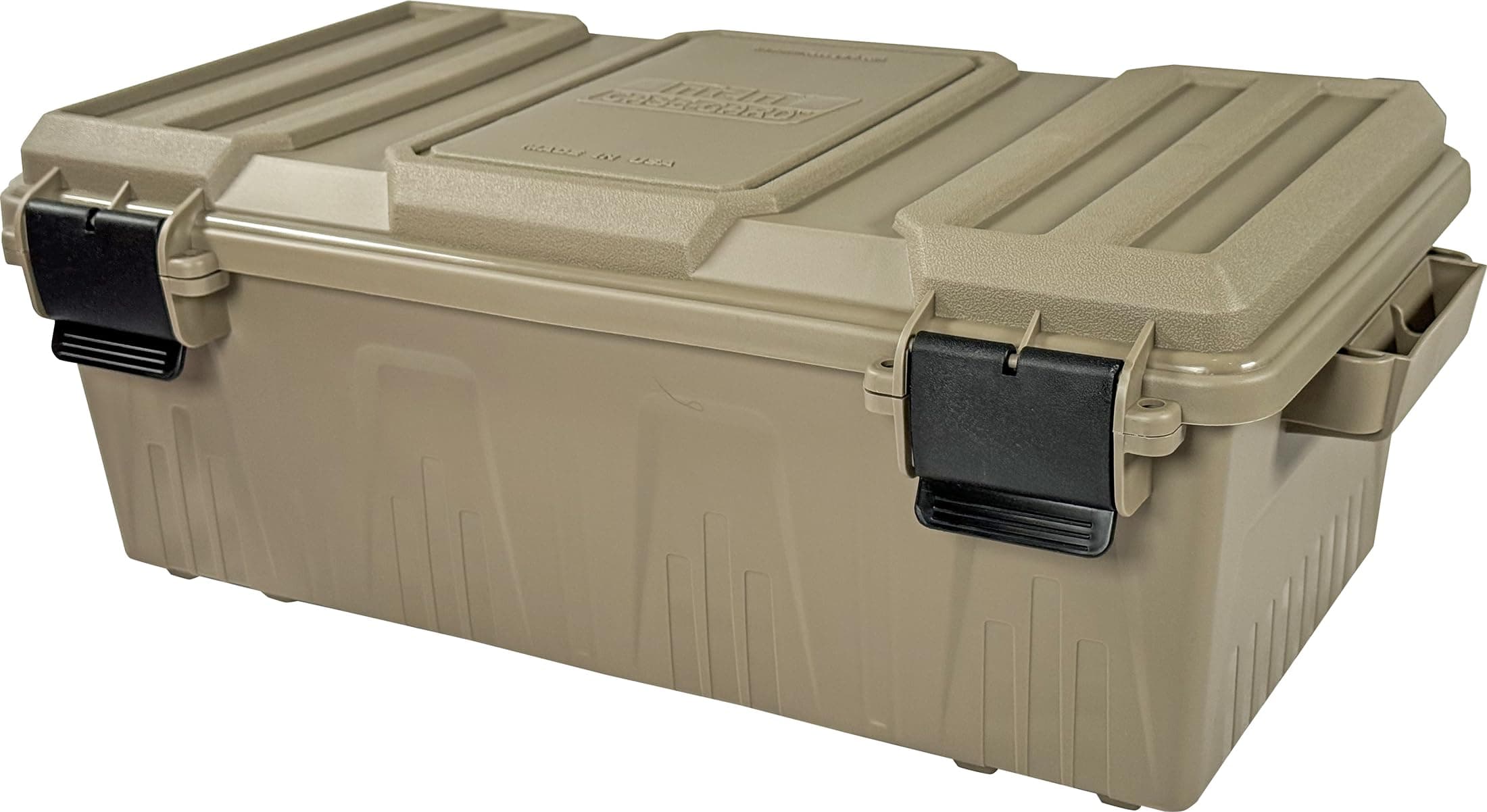 ACDC30, Divided Ammo Crate Utility Box, Water- Resistant, Stackable, Snap Latch, USA Made, Dark Earth