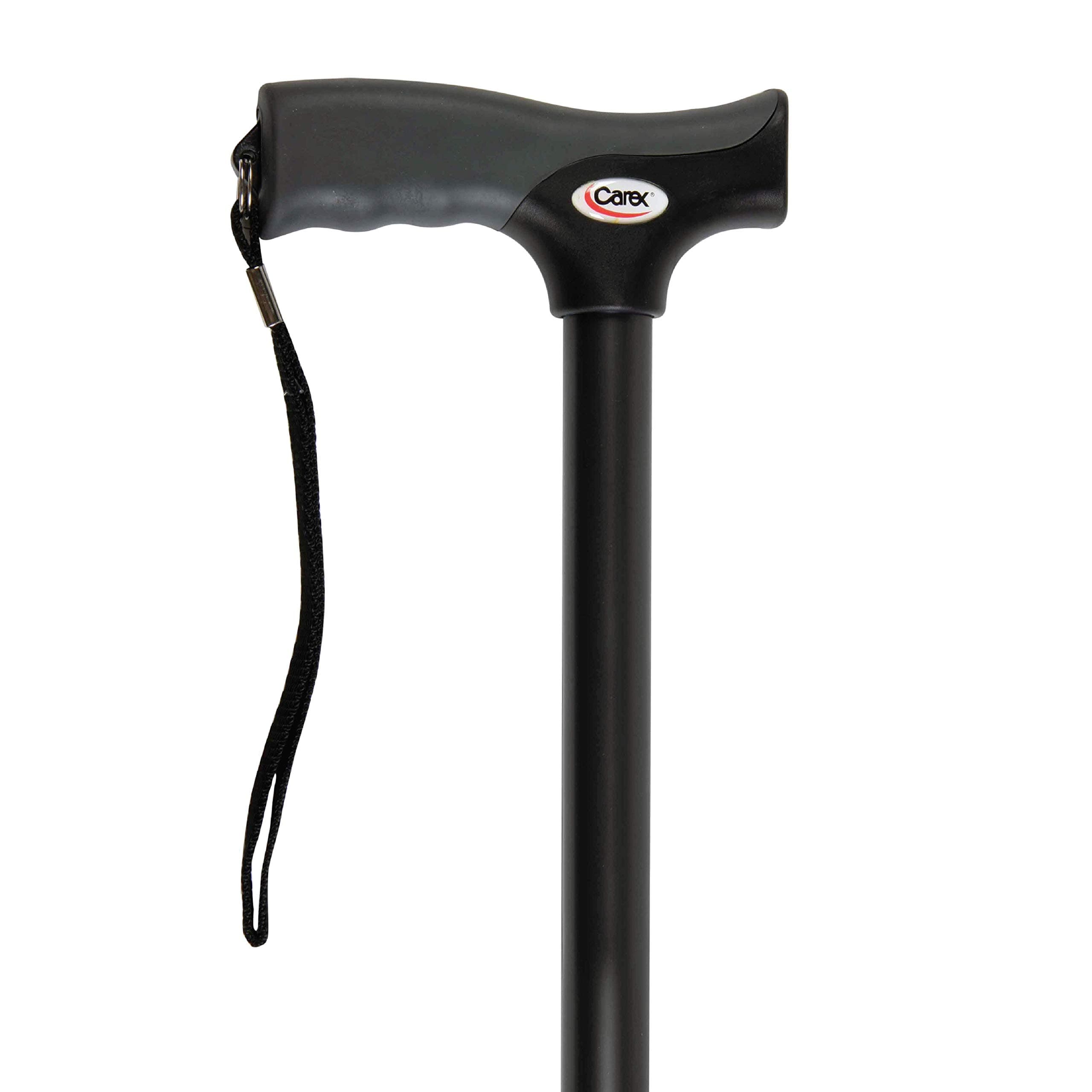 Carex Soft Grip Cane, Black