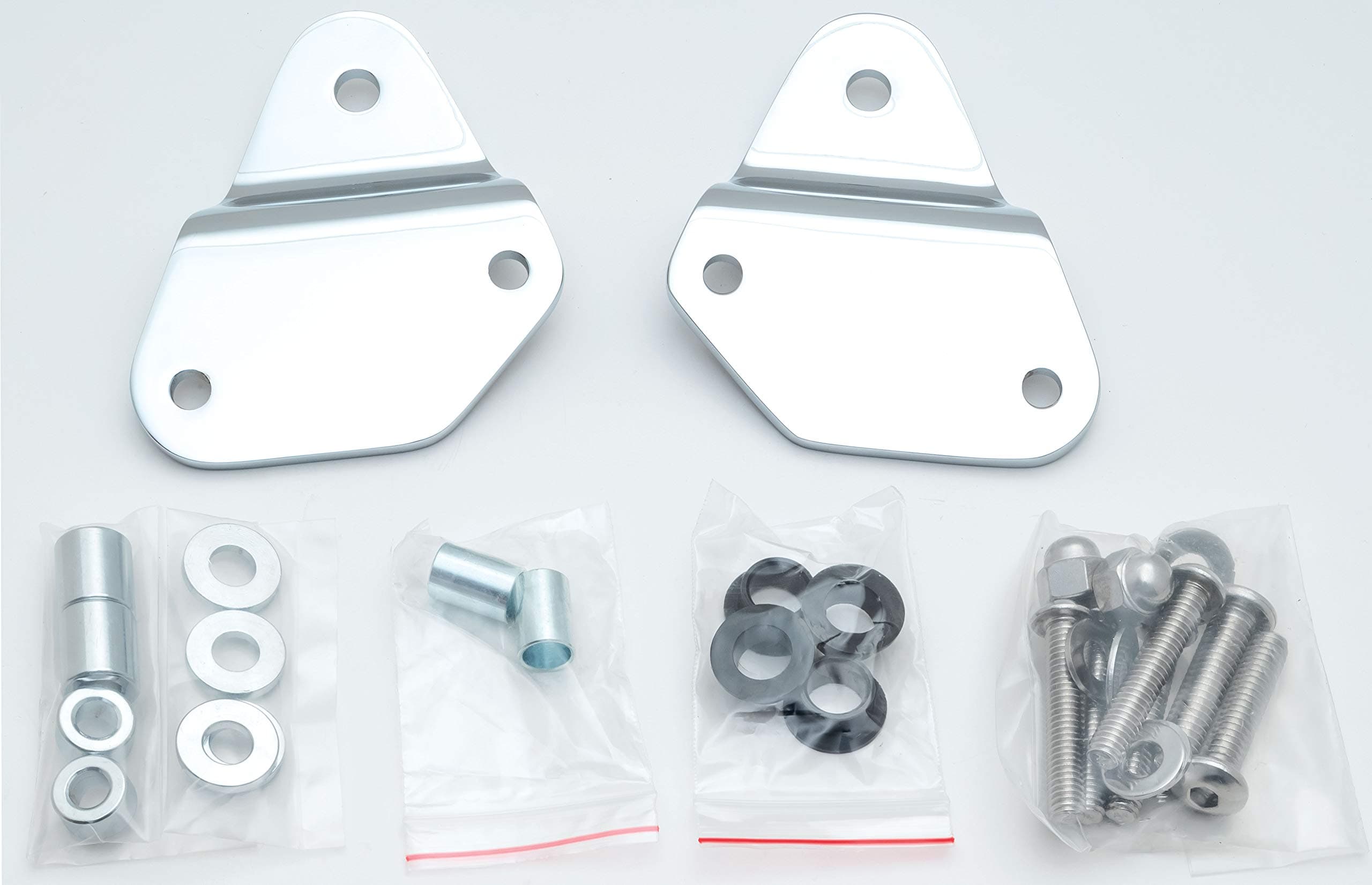 Kuryakyn 1635 Motorcycle Accessory: Transformer Backrest Quick Release Attachment Point Kit for 2009-13 Harley-Davidson Motorcycles, Chrome