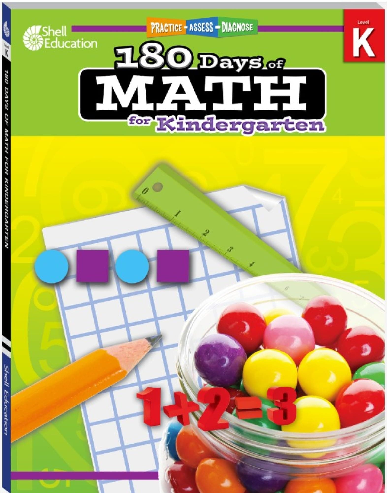 180 Days: Math for Kindergarten
