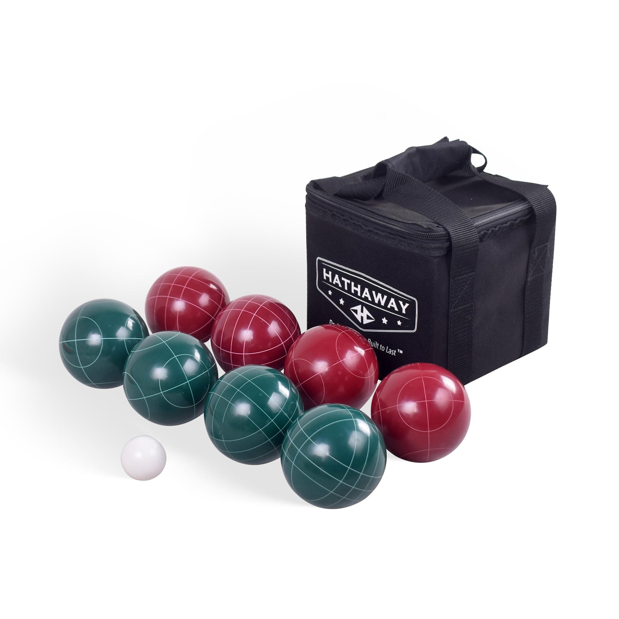 Bocce Ball Set, Green,Red