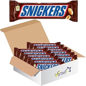 VSTARAll Chocolate Bars Collection (Snickers Bar 50g, Half Box), 1.0 count