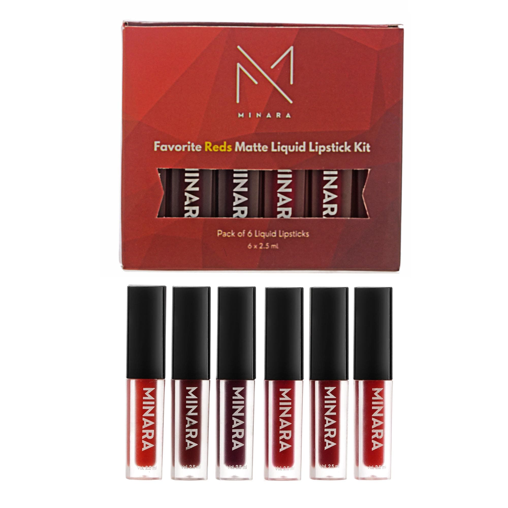 MINARA Liquid Matte Lipstick (Red)