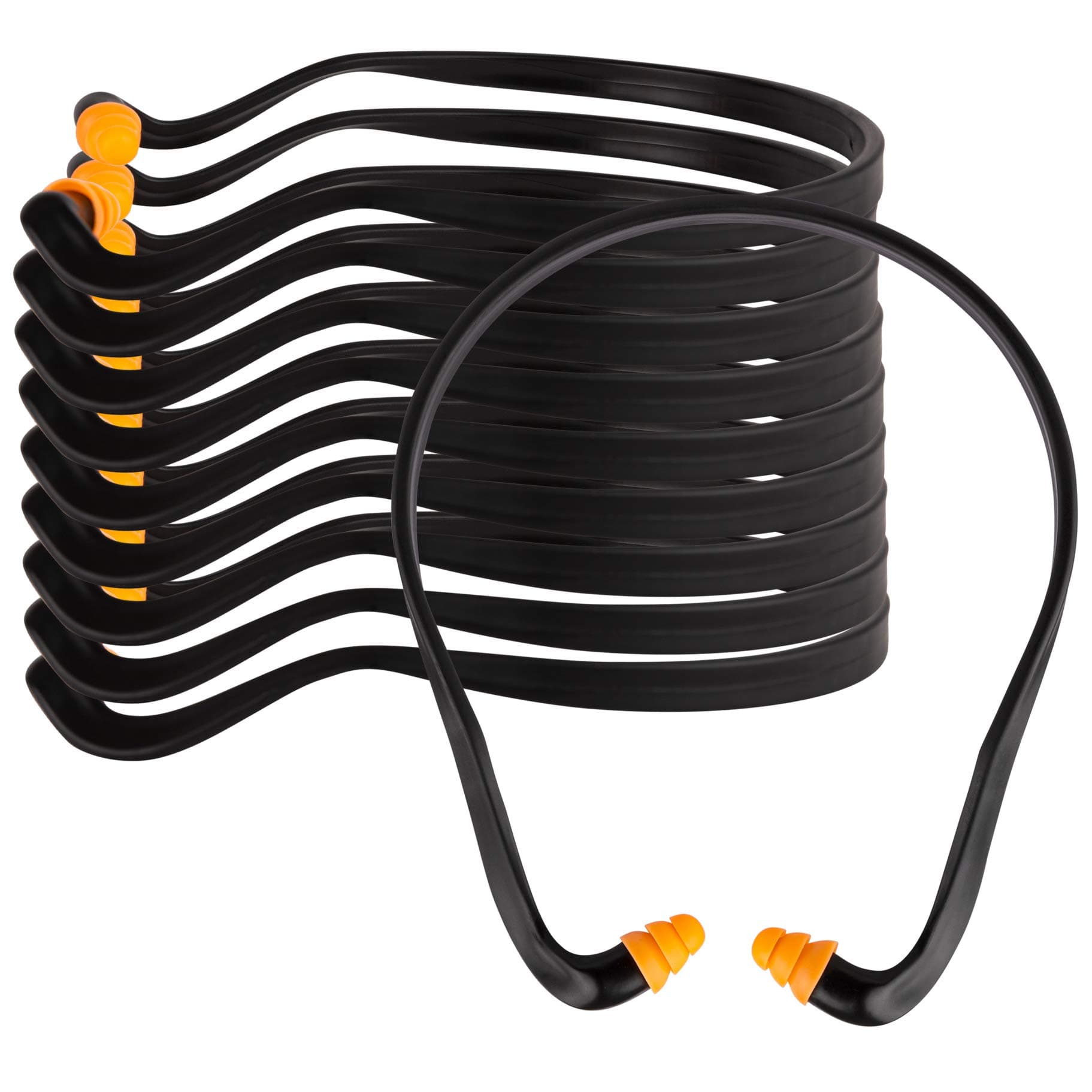 10 Pairs of Banded Ear Plugs