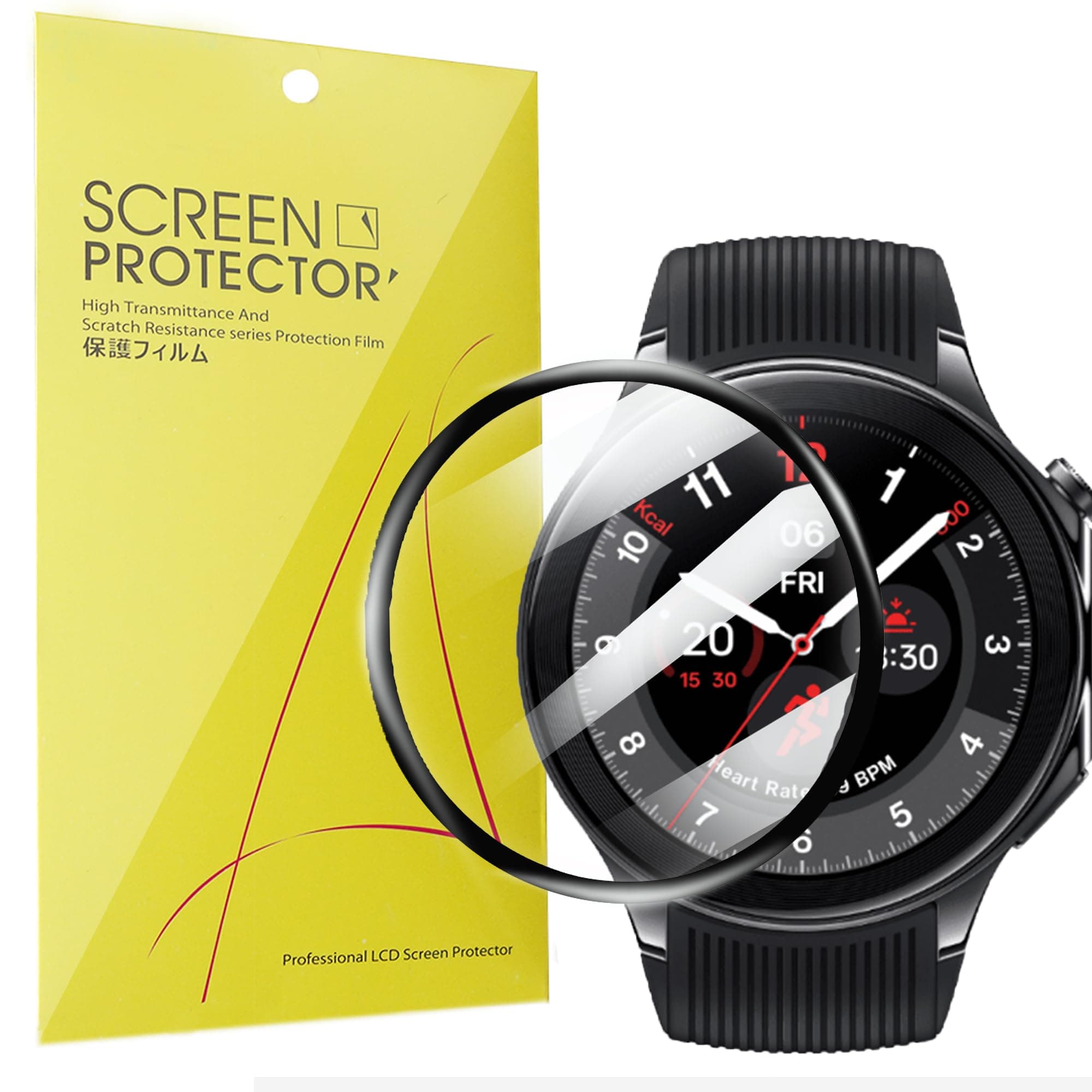 Screen Protector Compatible for OnePlus Watch 2