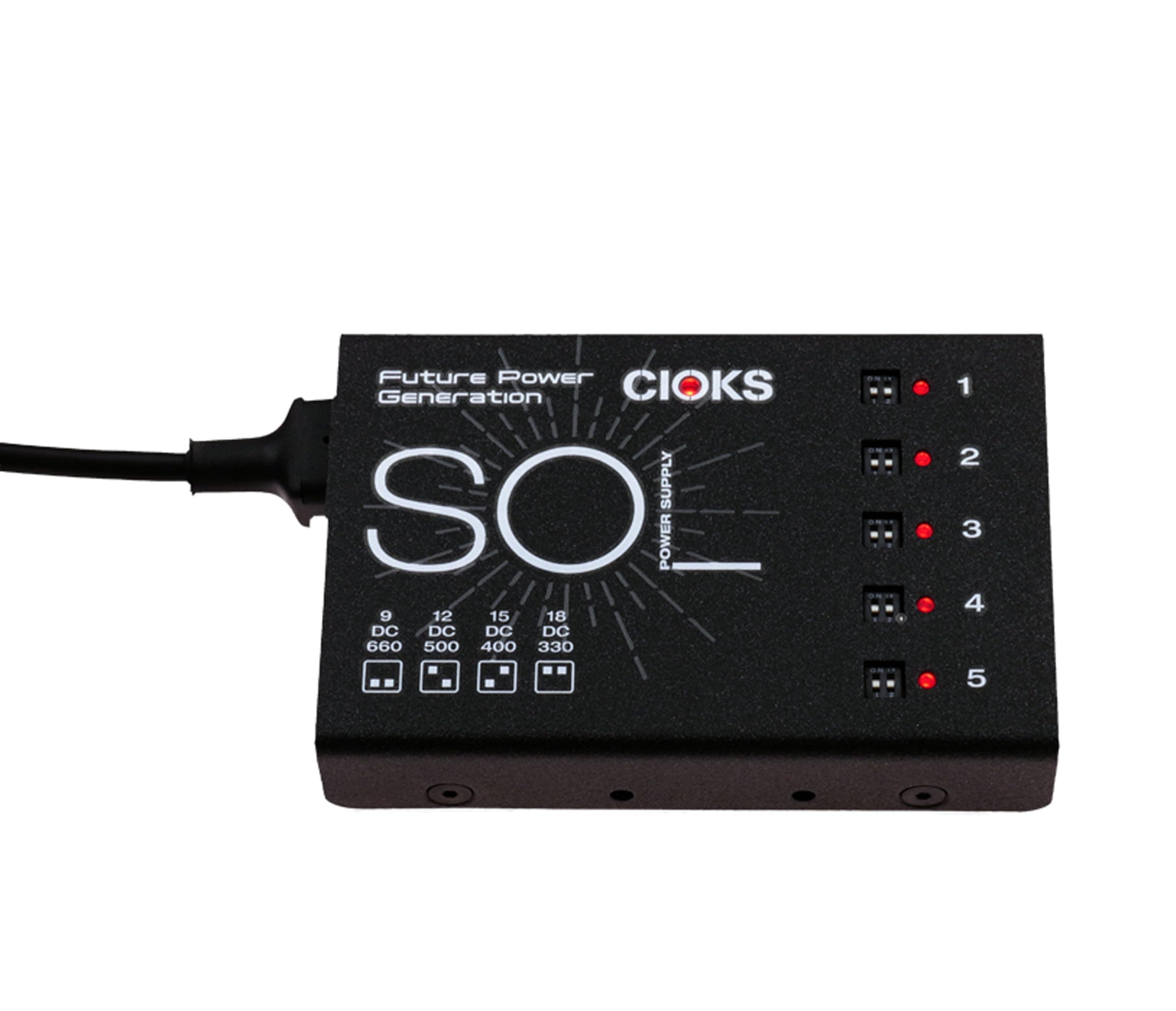 CIOKS SOL Small and Medium Pedalboard Power Supply
